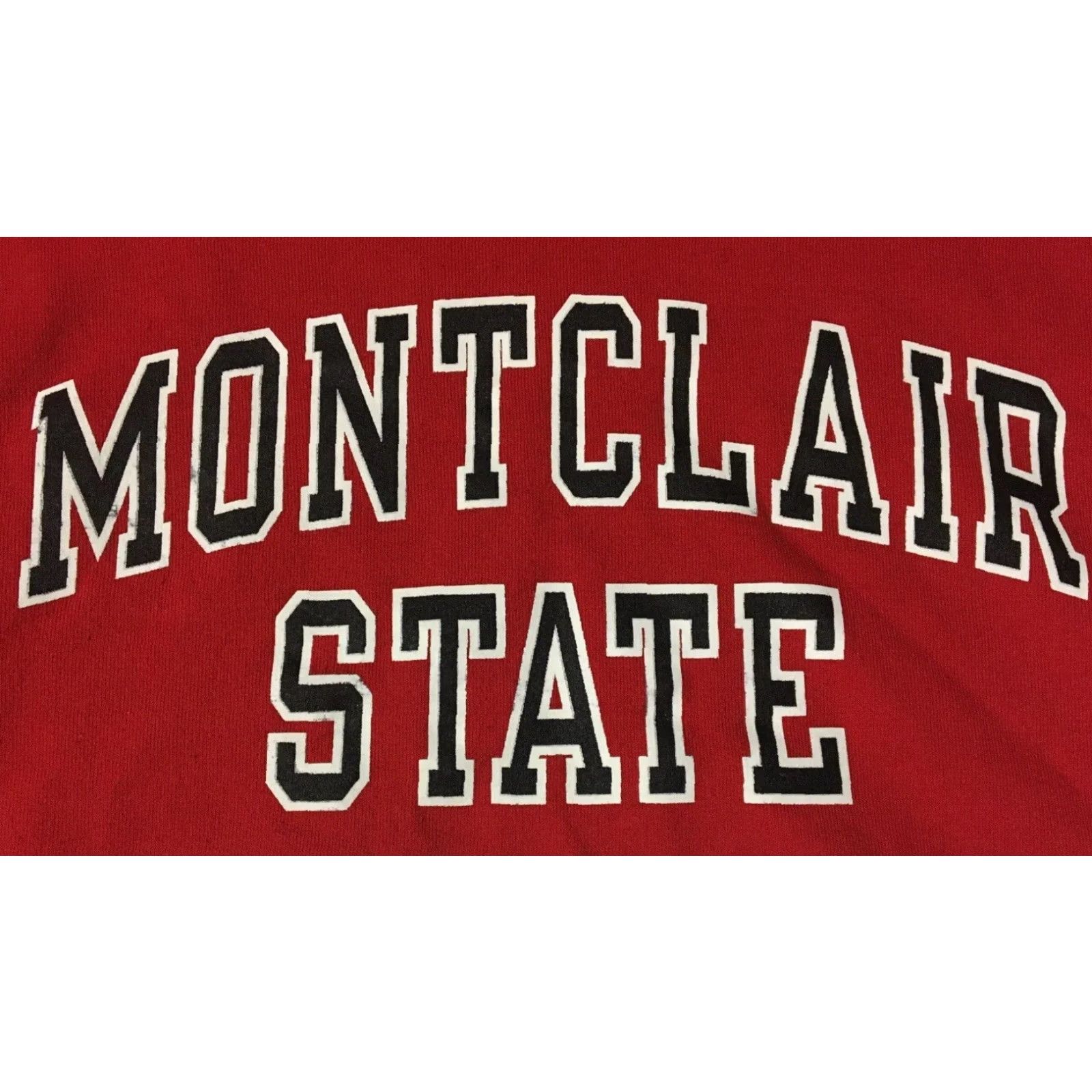 Champion VINTAGE Champion Hoodie Montclair State University Red S Pullover Sweatshirt Men Size US S / EU 44-46 / 1 - 2 Thumbnail