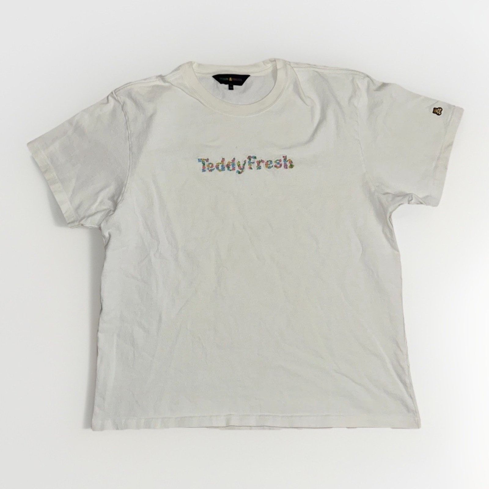 Teddy Fresh Teddy Fresh Embroidered Logo T-Shirt White XXL 24x28 Size US XXL / EU 58 / 5 - 1 Thumbnail