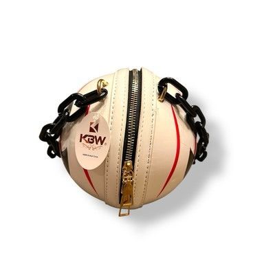 Shein Shein White Pumpkin Jack-o'-Lantern Halloween 6” Round Purse Size ONE SIZE - 4 Thumbnail