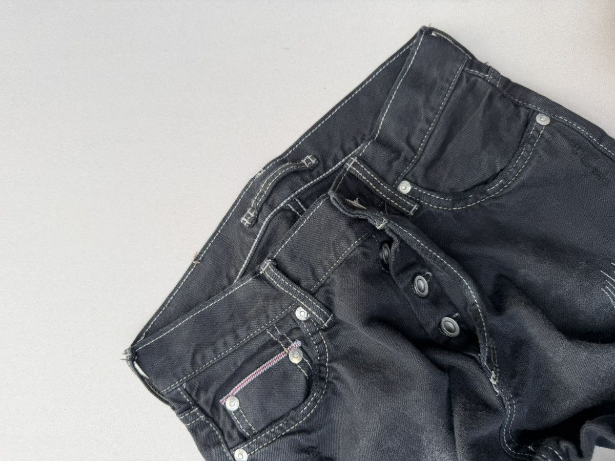 Japanese Brand Goa lace up flare jeans Size US 27 - 4 Thumbnail