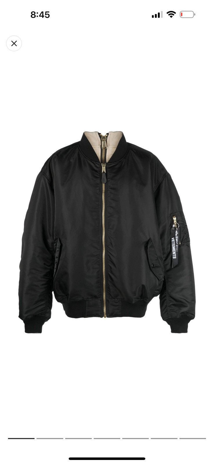 Vetements Vetements bomber zip up reversible Jacket Size US M / EU 48-50 / 2 - 8 Thumbnail