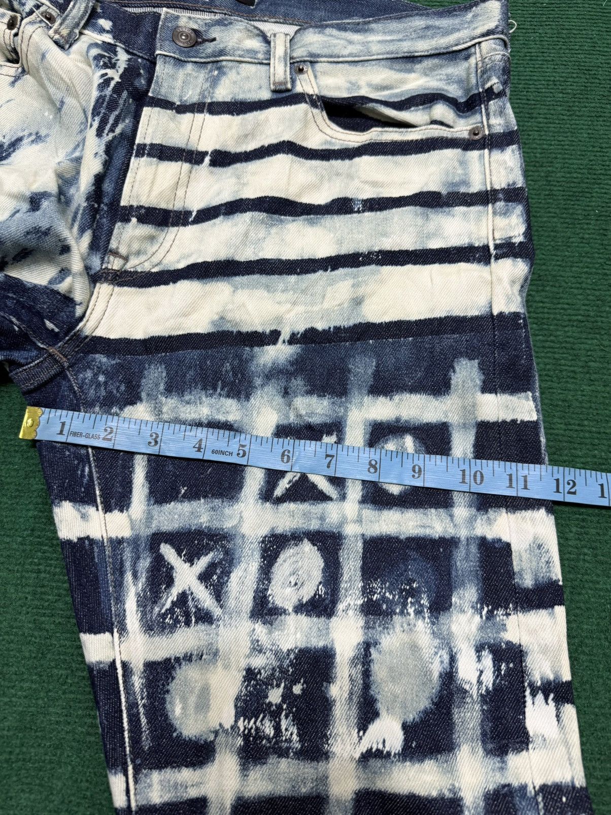 Uniqlo Uniqlo Selvage Colour Bleach Design Jeans Size US 35 - 13 Thumbnail