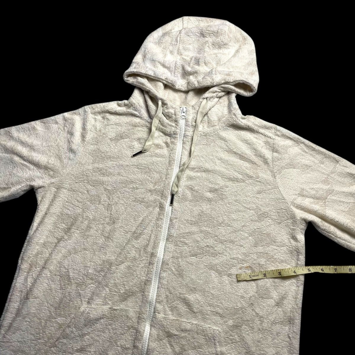 Issey Miyake 🇯🇵 TETE HOMME ISSEY MIYAKE PLEATED ZIPPER HOODIE SWEATER Size US L / EU 52-54 / 3 - 16 Thumbnail