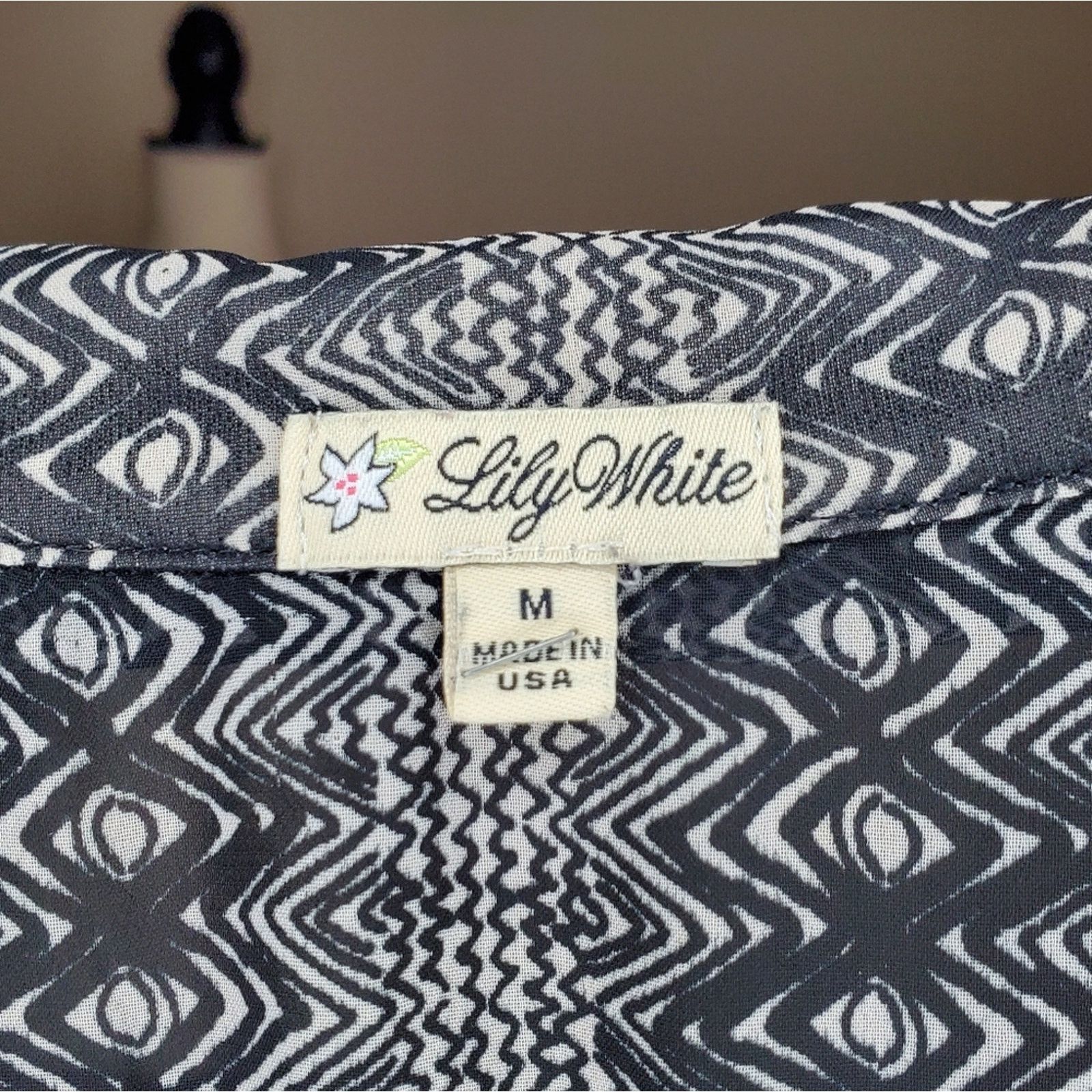 Other Lily White Sheer Patterned Tank Top Medium Size S / US 4 / IT 40 - 6 Thumbnail