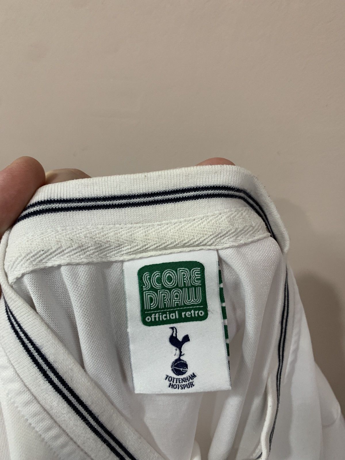 Vintage Tottenham Hotspur Home Football Shirt Retro Score Draw Sz S Size US S / EU 44-46 / 1 - 8 Thumbnail
