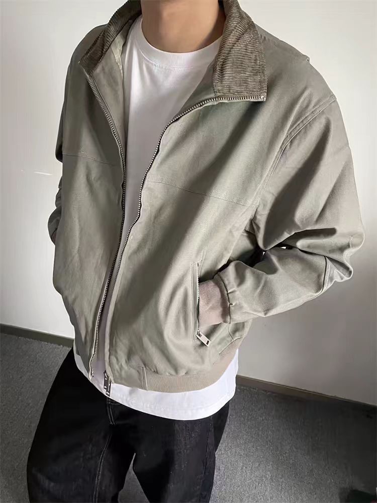 Japanese Brand × Vintage Double Zip Baseball Jacket Aviator Jacket Short Coat Size US M / EU 48-50 / 2 - 2 Thumbnail