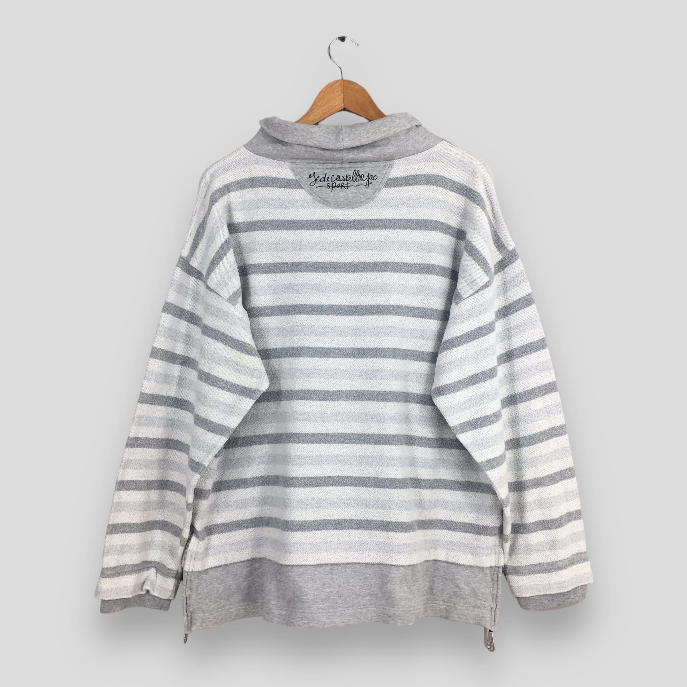 Jean Charles De Castelbajac Vintage Jc De Castelbajac Sports Striped Sweatshirt XLarge Size US XL / EU 56 / 4 - 7 Thumbnail