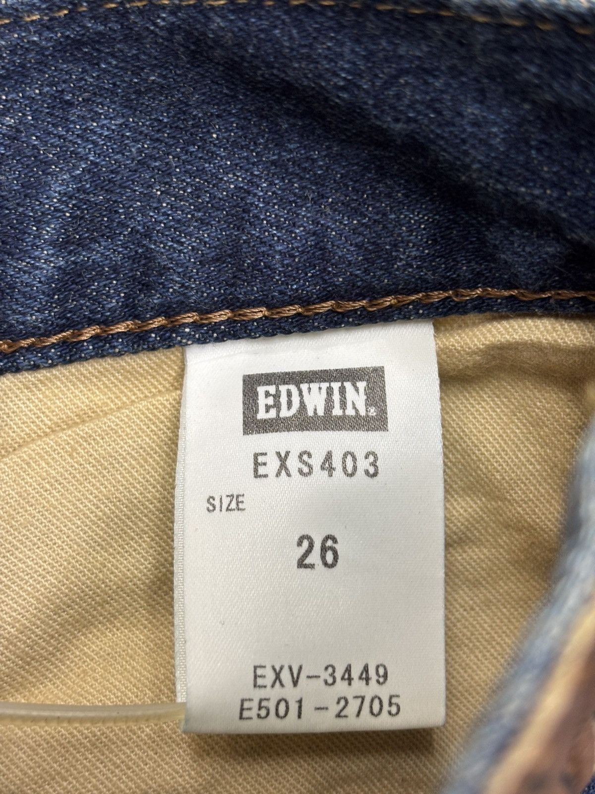 Edwin 💥Insane Rust Wash💥Sick Edwin Stone Wash Slim Denim F654 Size US 29 - 17 Thumbnail