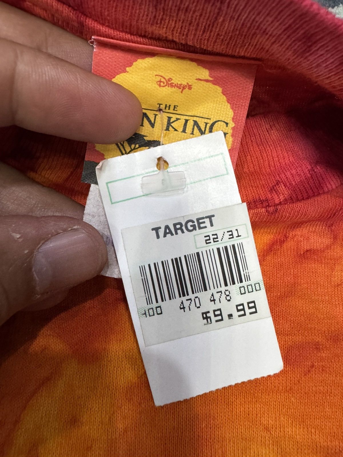 Disney VINTAGE 1990sTHE LION KING TIE DYE SHIRT Size US L / EU 52-54 / 3 - 5 Thumbnail