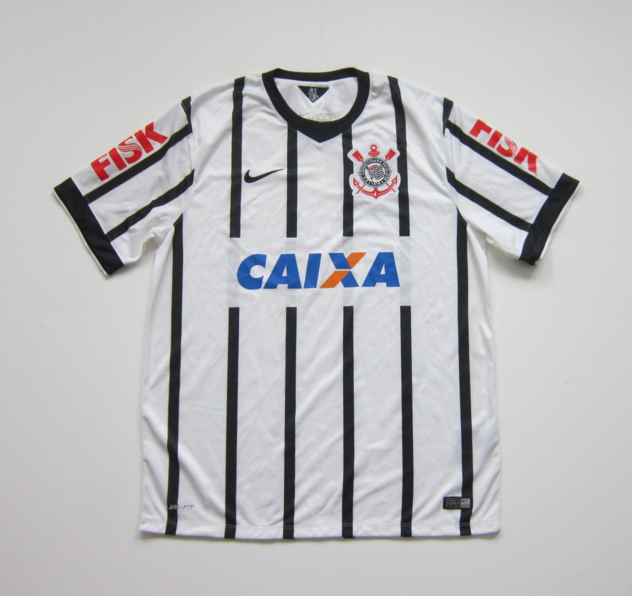 Nike Nike Corinthians Paulista Soccer Jersey 2014-2015 Home Size US XL / EU 56 / 4 - 1 Thumbnail
