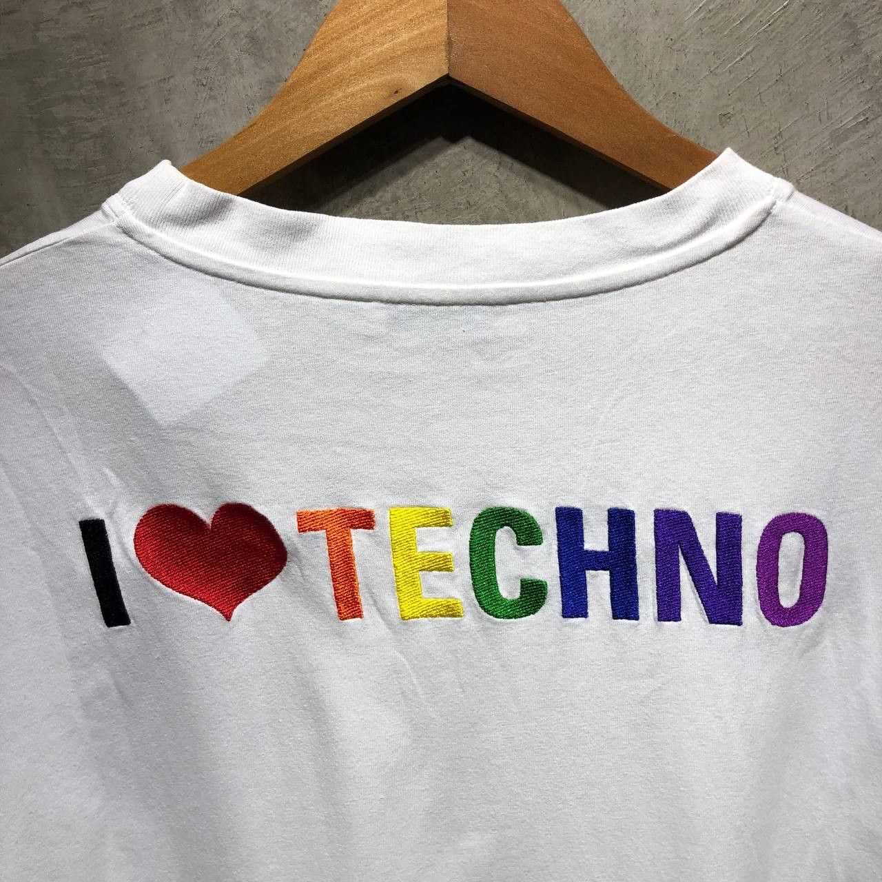 Balenciaga Balenciaga I love techno tee Size US L / EU 52-54 / 3 - 2 Thumbnail