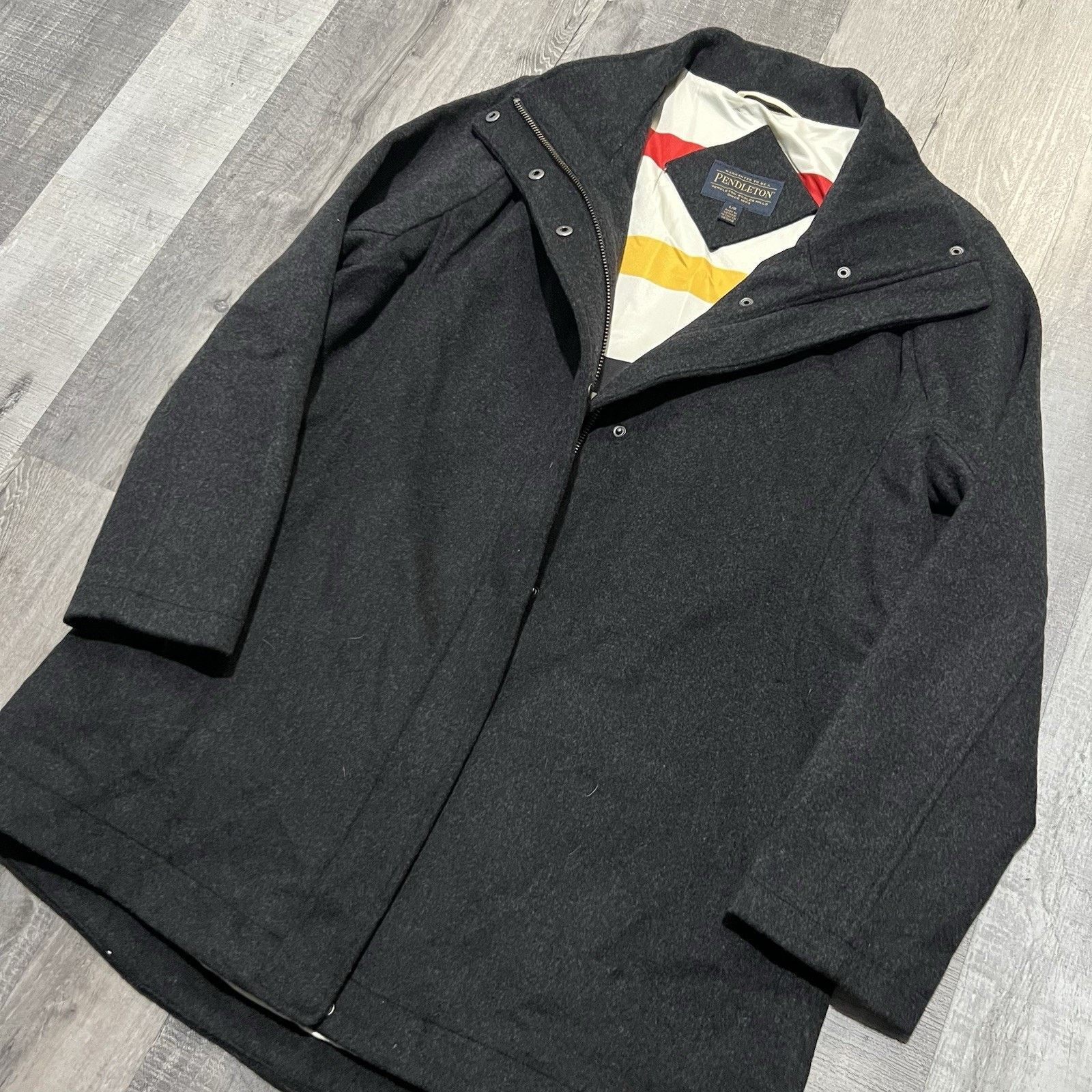 Pendleton PENDLETON Campbell Cascade Wool Jacket Trench Over Coat L Size L / US 10 / IT 46 - 3 Thumbnail