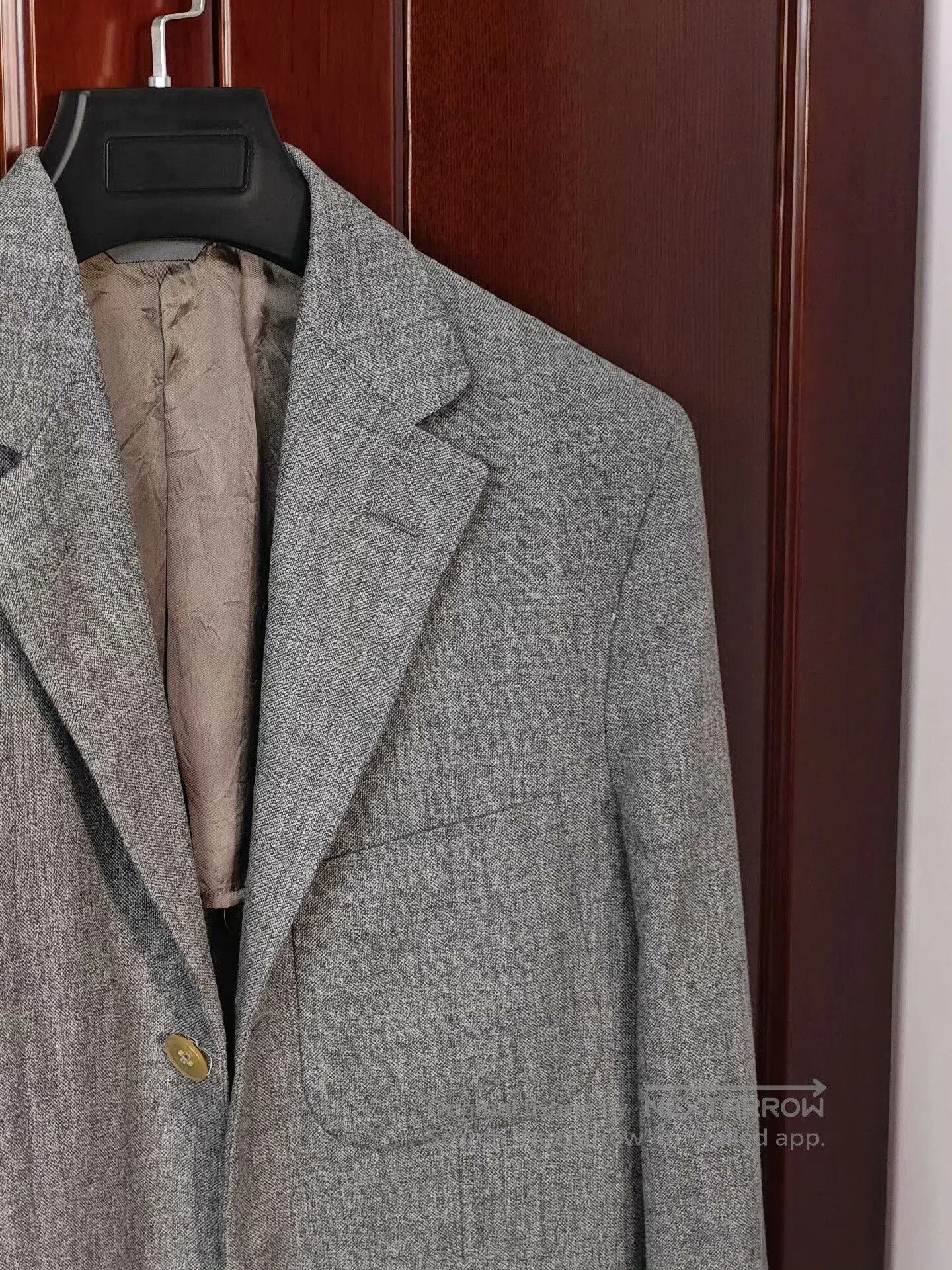 Caruso Italian Handmade Gray Cotton Blend Suit. Size US S / EU 44-46 / 1 - 2 Thumbnail