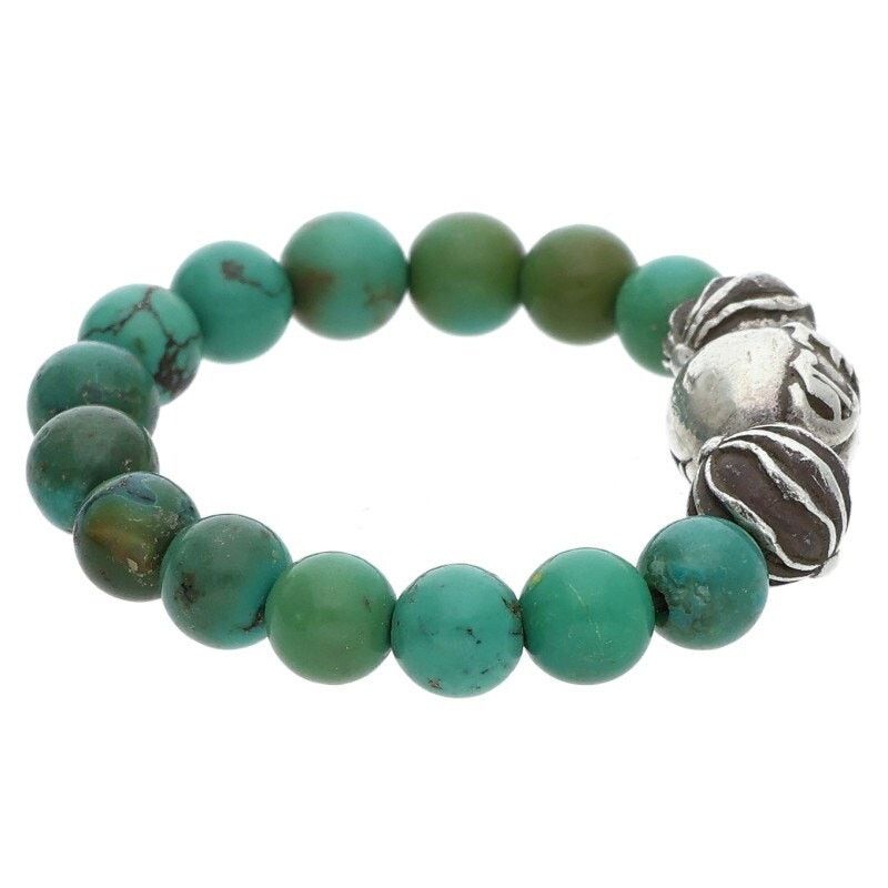 Chrome Hearts Chrome Hearts Turquoise Bead Ring No. 20 Size ONE SIZE - 3 Thumbnail