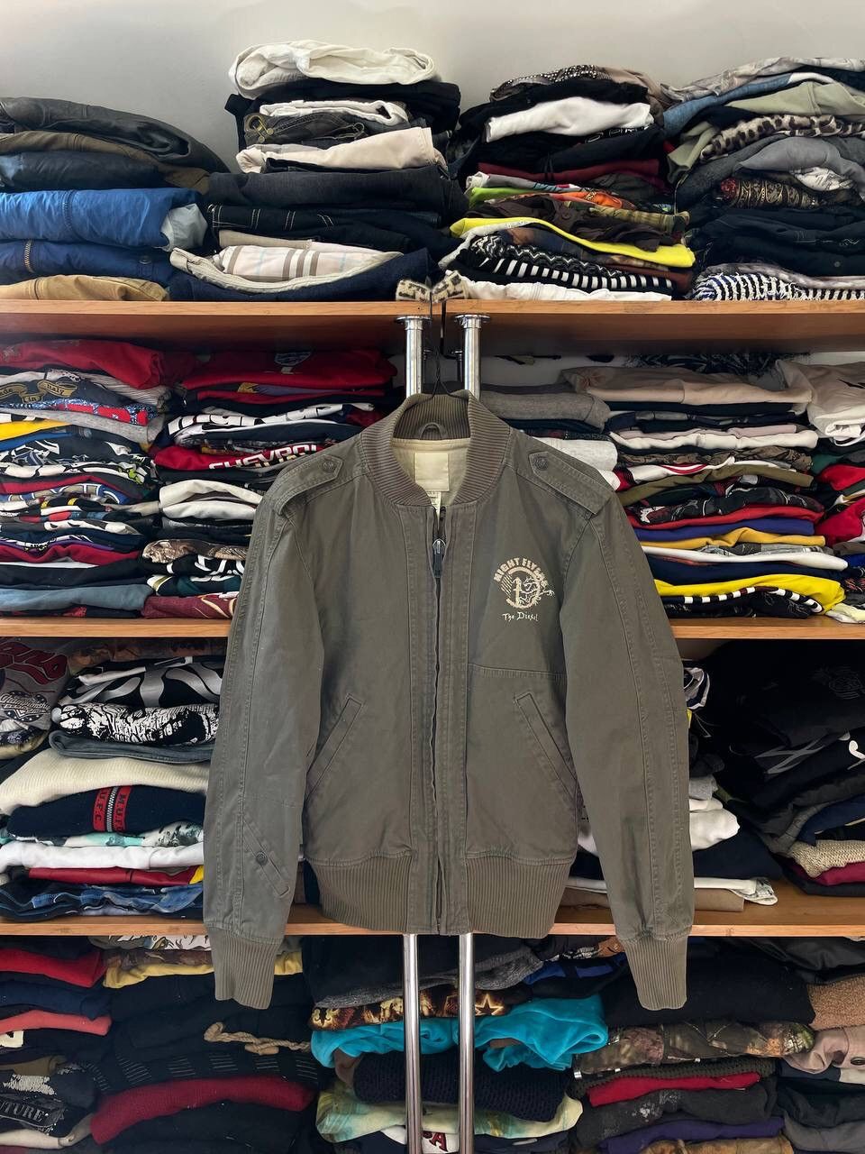 Diesel DIESEL MULTIPOCKET COTTON LIGHT MILITARY JACKET Size US S / EU 44-46 / 1 - 1 Thumbnail