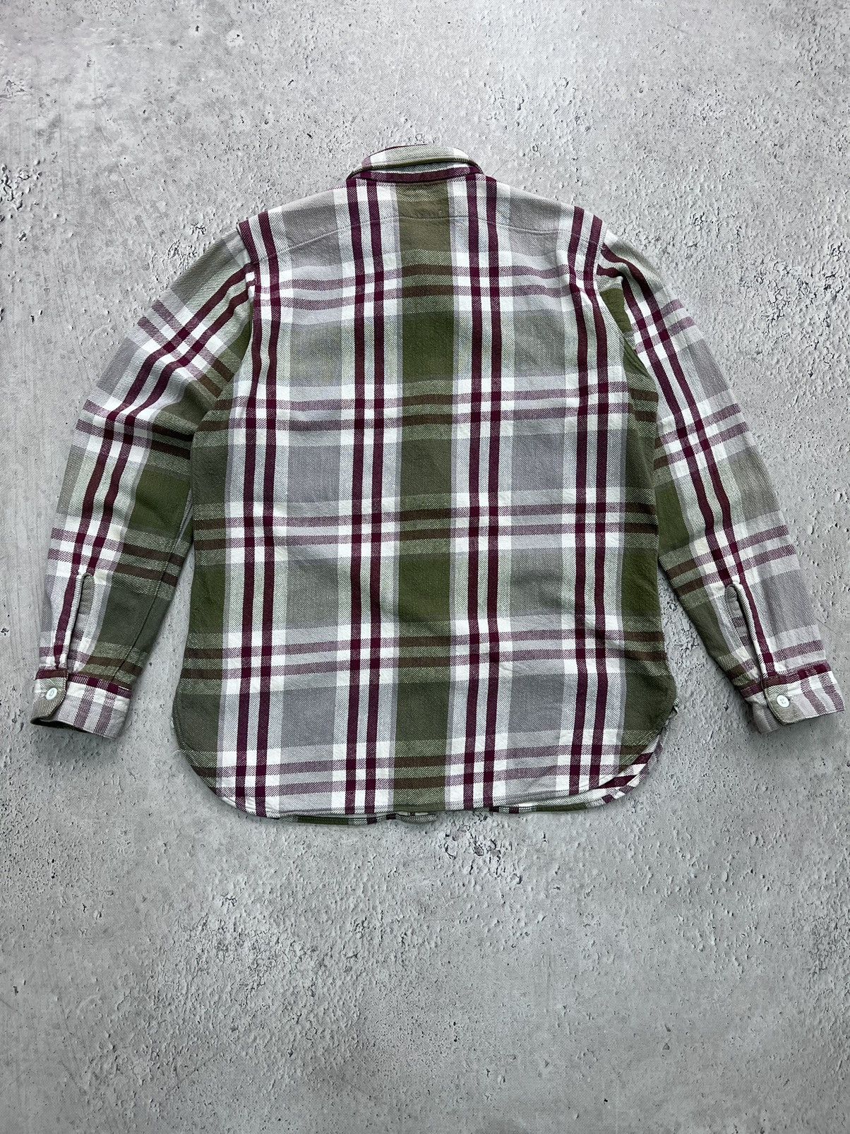 Japanese Brand × Warehouse Warehouse Dubble Works Double Pocket Plaid Flannel Shirt Size US M / EU 48-50 / 2 - 10 Thumbnail