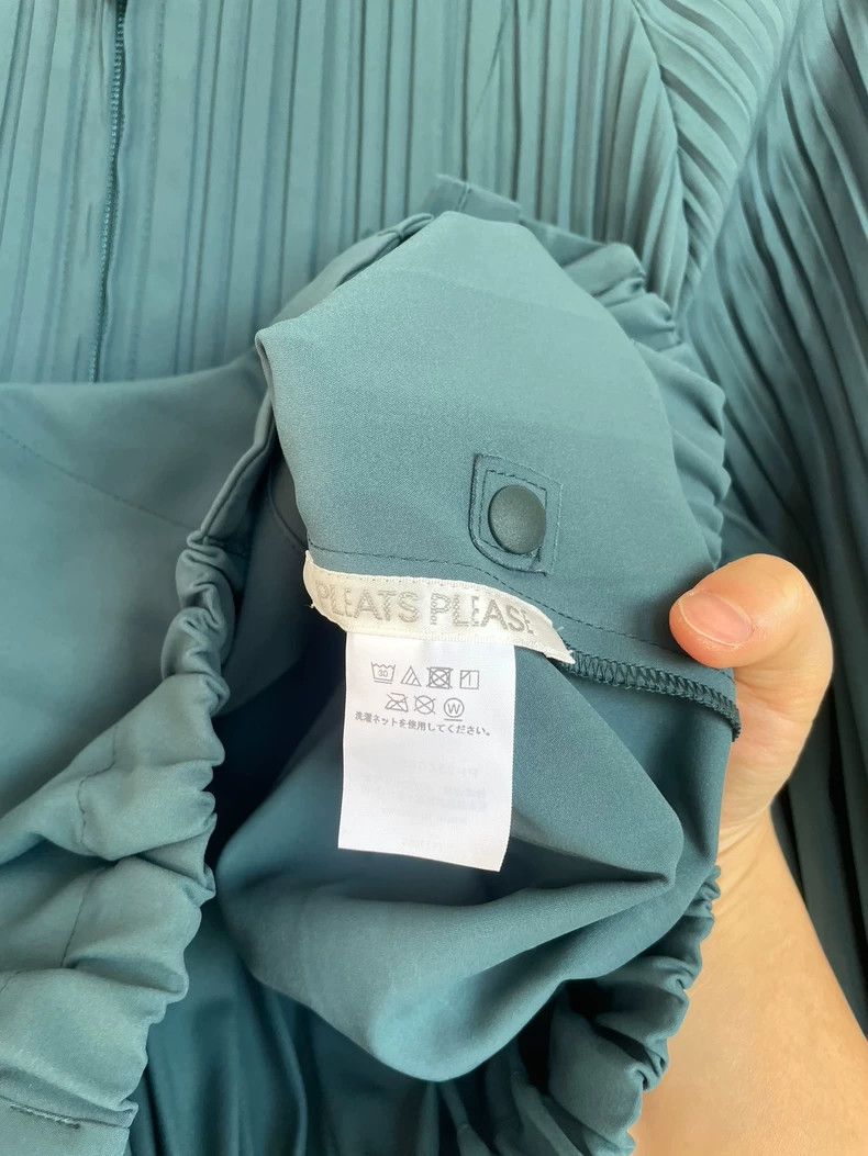 Issey Miyake Issey Miyake Green windbreaker jacket Size L / US 10 / IT 46 - 6 Thumbnail
