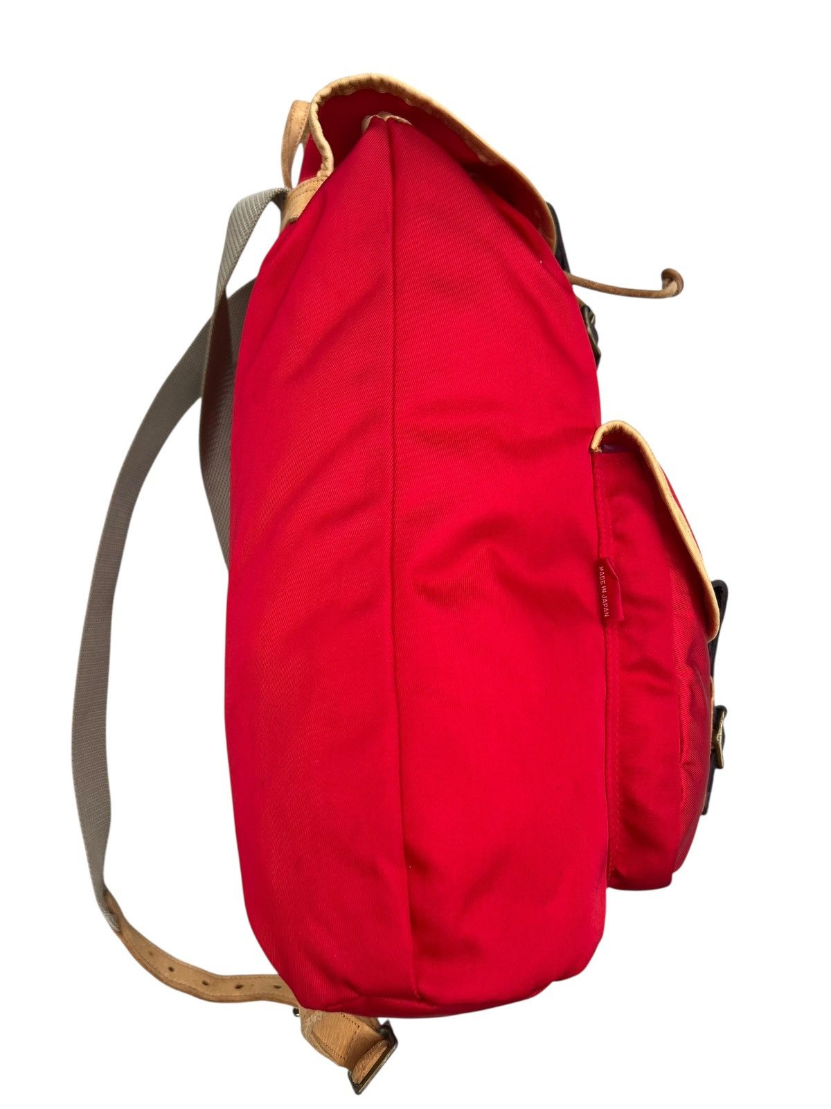 Porter Vintage Porter by Yoshida Red Nylon Leather Backpack Bag Size ONE SIZE - 16 Thumbnail