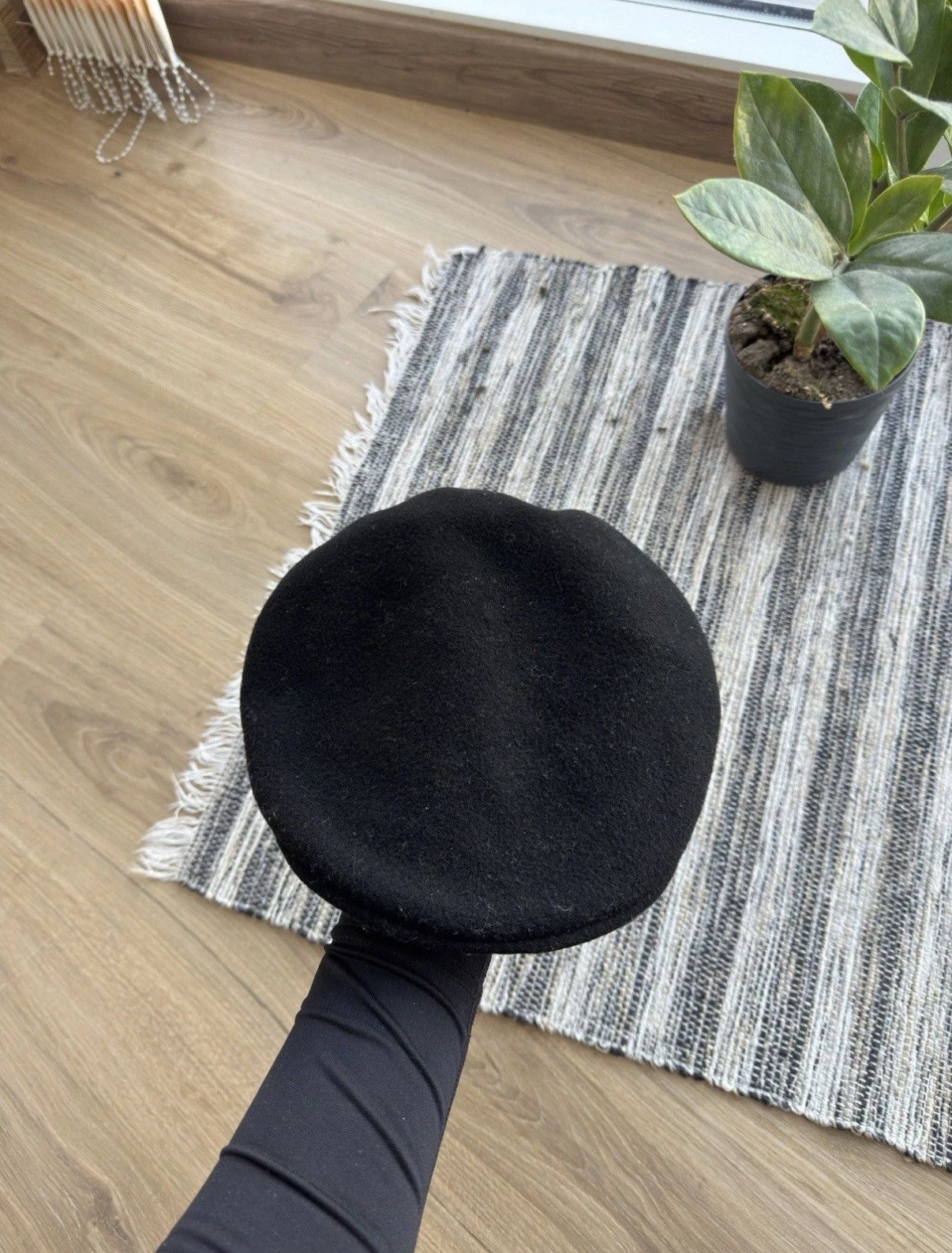 Kangol Kangol Vintage Wool Flat Berett Cap Black Classic One Size Size ONE SIZE - 1 Thumbnail