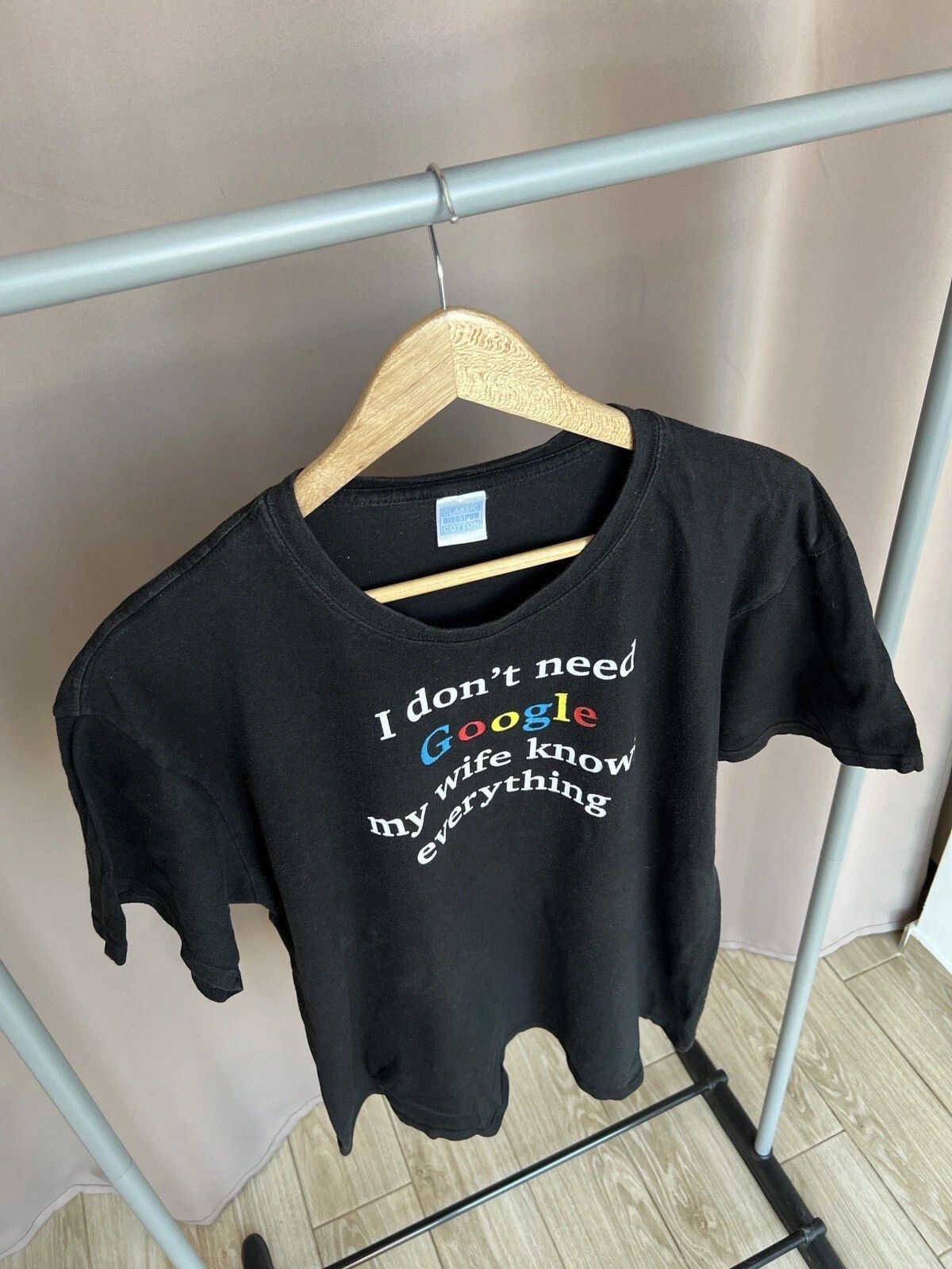 Other I Dont Need Google My Wife Knows Everything T-Shirt Size M Size US M / EU 48-50 / 2 - 5 Thumbnail