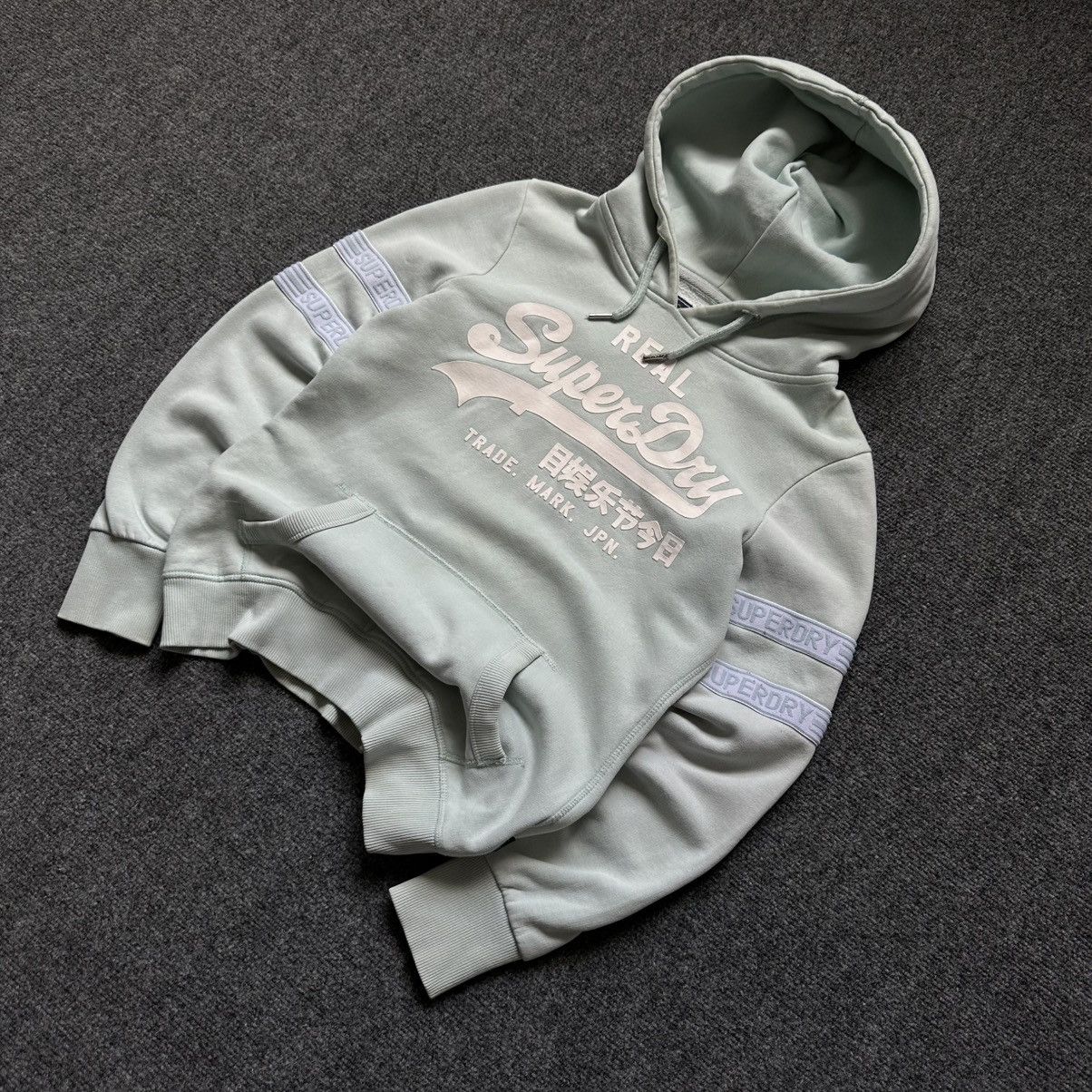 Superdry VTG Superdry Women’s Hoodie Big Logo Size S Distressed 00s Size S / US 4 / IT 40 - 1 Thumbnail