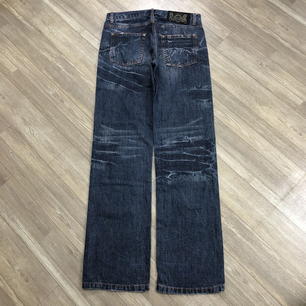 If Six Was Nine × Japanese Brand × Le Grande Bleu (L.G.B.) 2000s Y2K Lowbox Japenese Brand Faded Punk Lgb Style Jeans Size US 30 / EU 46 - 14 Thumbnail