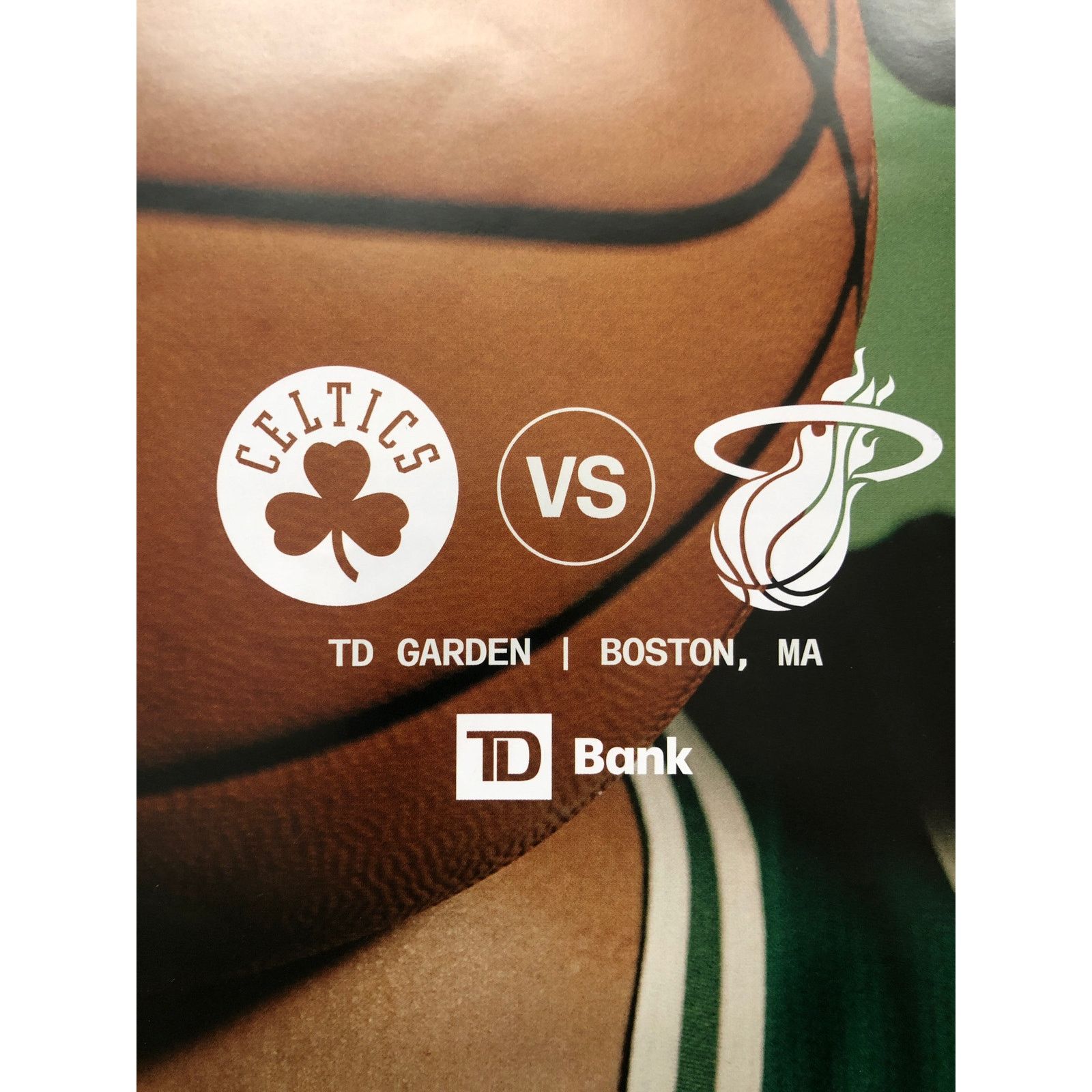 NBA Boston Celtics v Miami Heat 12/19/25 Poster Derrick White Size ONE SIZE - 2 Thumbnail