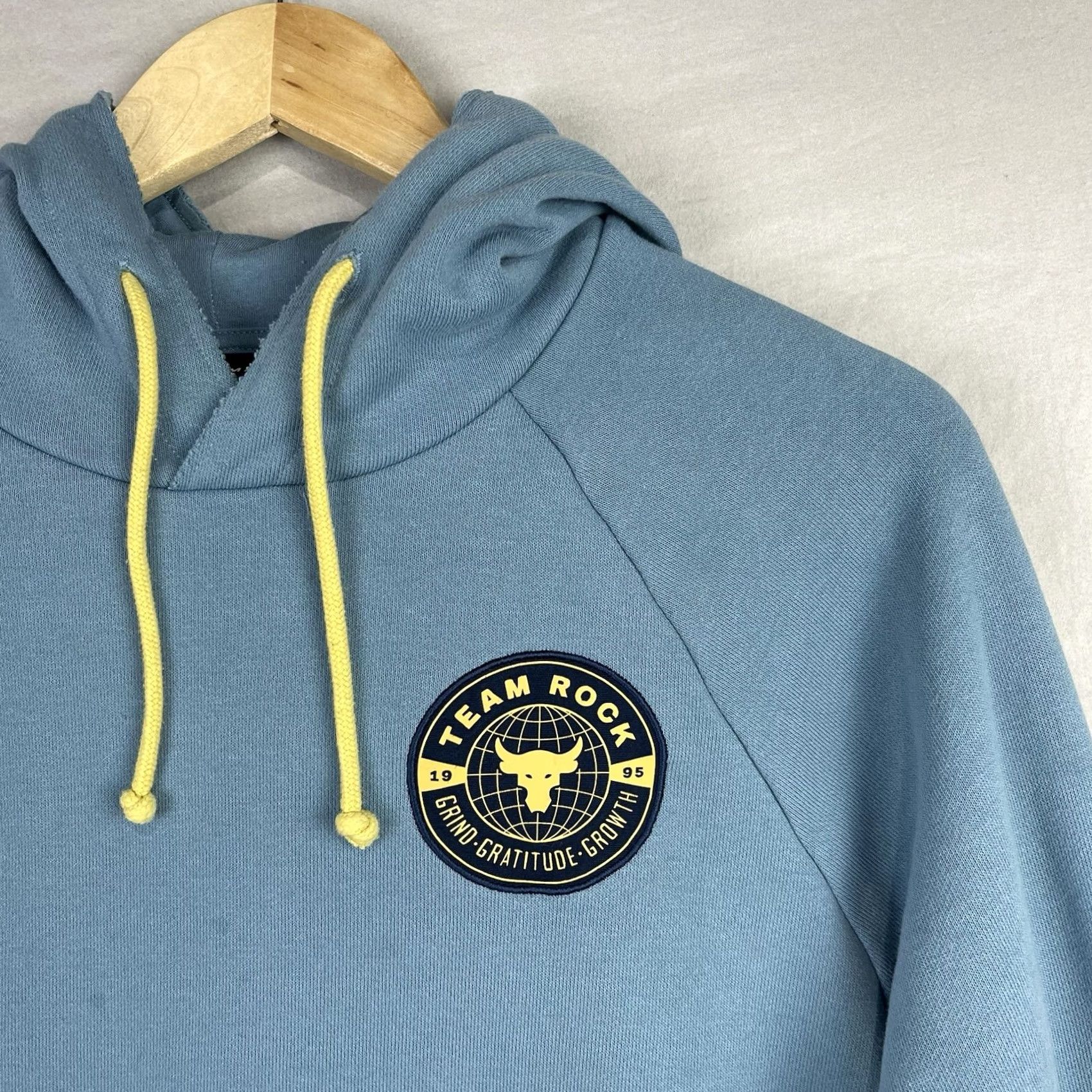 Under Armour Under Armour Project Rock Hoodie Mens Small Blue Team Rock Pullover Sweatshirt Size US S / EU 44-46 / 1 - 3 Thumbnail