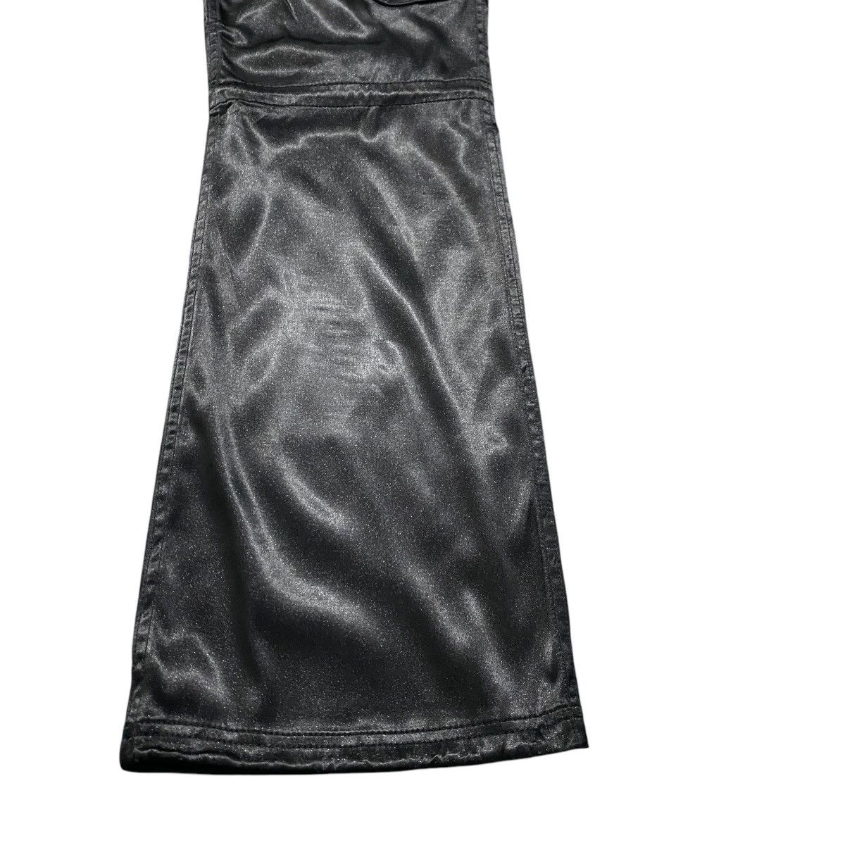 CIVARIZE Civarize Black Metallic Cargo Pants Flare Size US 31 - 11 Thumbnail