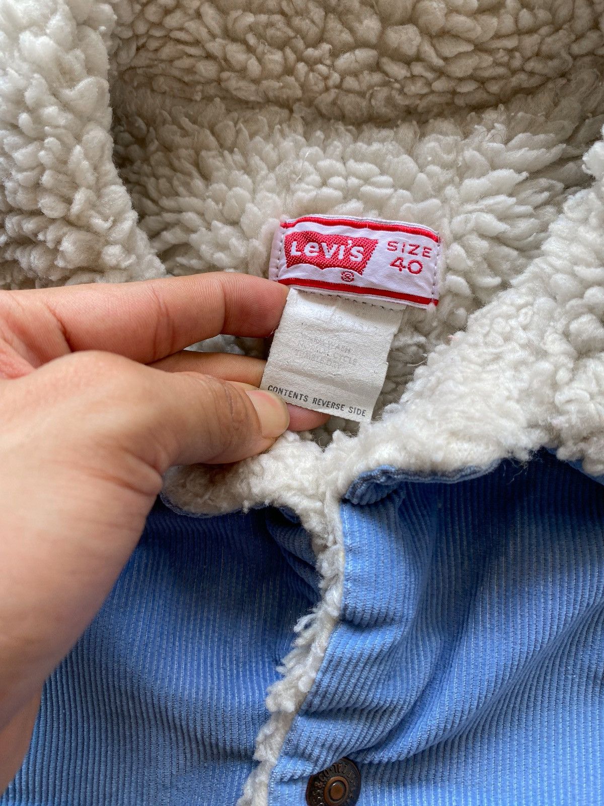 Levi's 80’s Levis Trucker Sherpa Made In USA Size US M / EU 48-50 / 2 - 3 Thumbnail