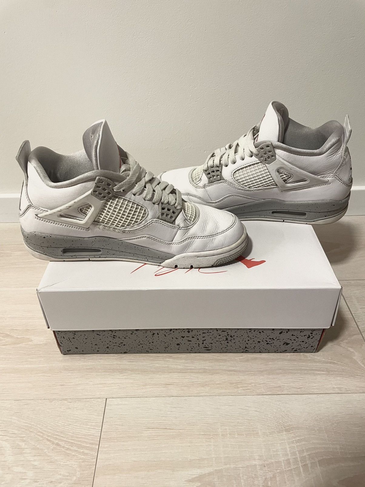 Other Air Jordan 4 Retro Oreo White Size US 8.5 / EU 41-42 - 6 Thumbnail