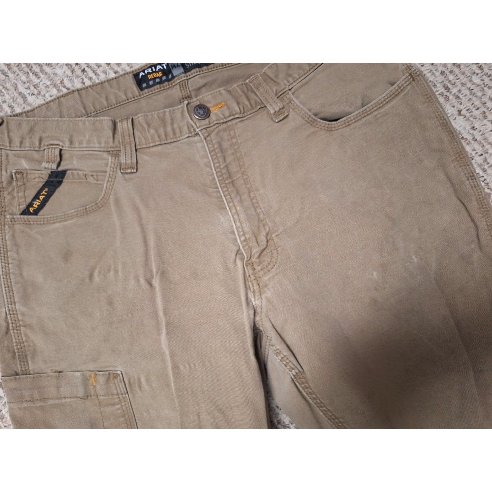 Ariat Ariat Rebar M4 Pant Men 36x32 Tan Relaxed Straight Flaws Size US 36 / EU 52 - 6 Thumbnail