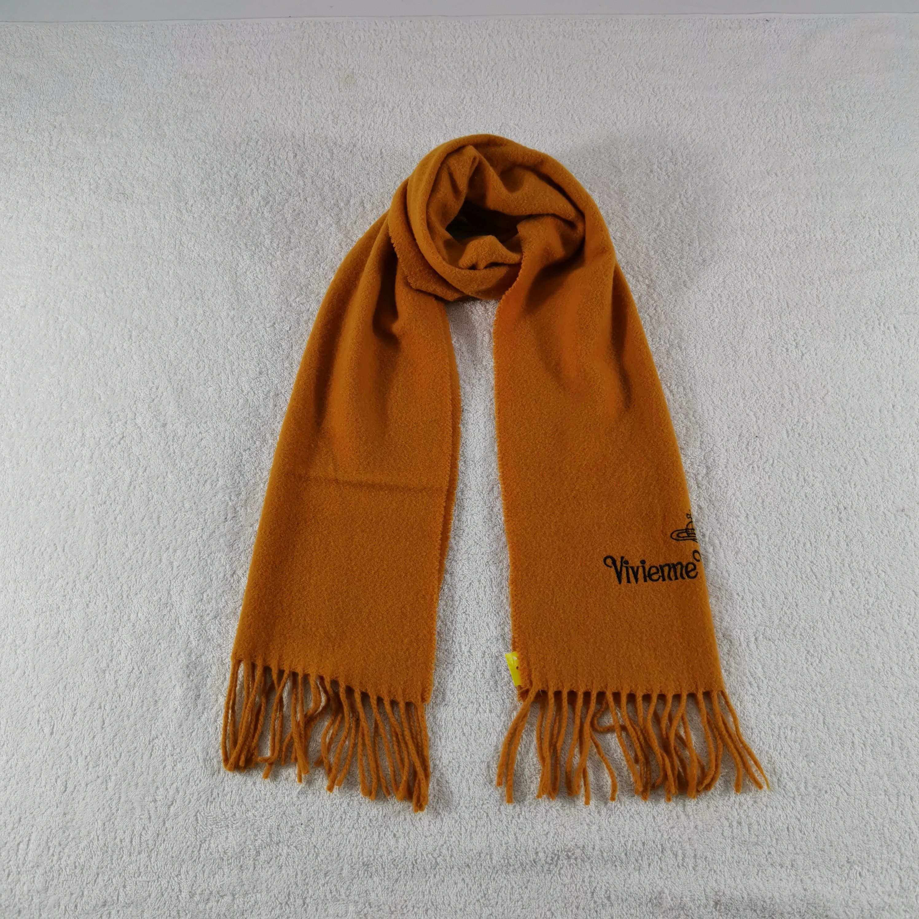 Vintage Vintage Vivi enne West wood Scarf Muffler Wool Scarves Size ONE SIZE - 1 Thumbnail
