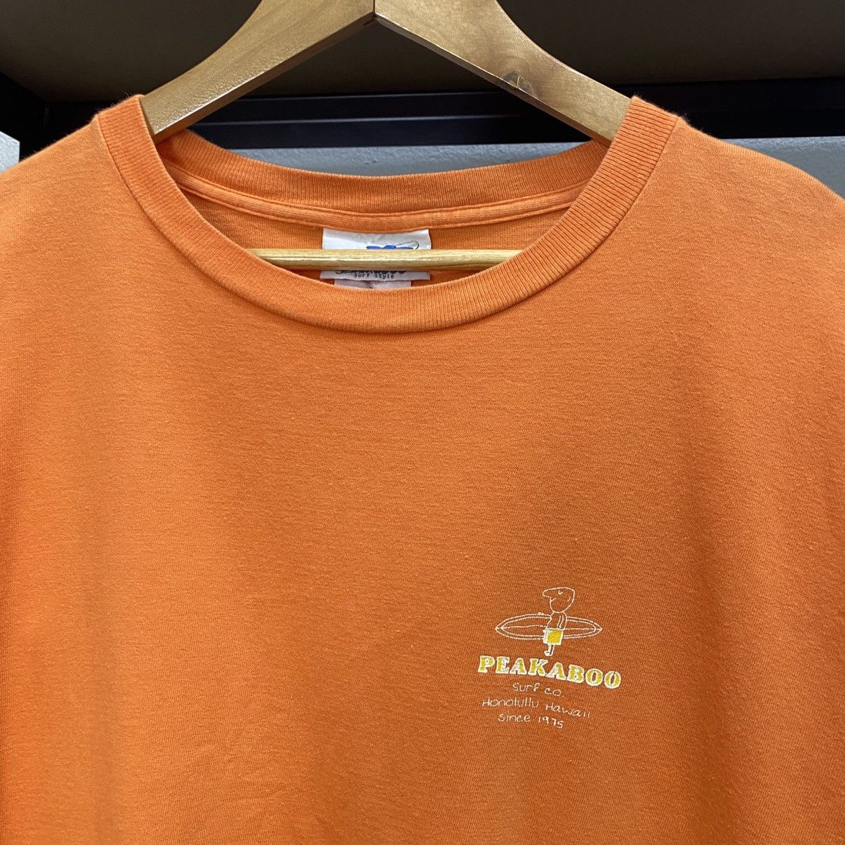 Peanuts × Vintage Vintage Peakaboo Surf Style Hawaii Honolulu Tshirt Size US L / EU 52-54 / 3 - 6 Thumbnail