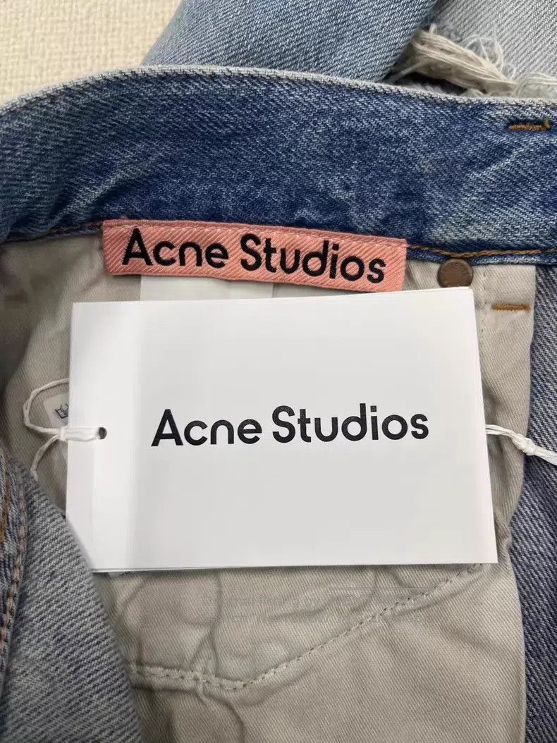Acne Studios Acne Studios 2021M Blue Indigo-Dyed Ripped Flare Jeans Size US 30 / EU 46 - 4 Thumbnail