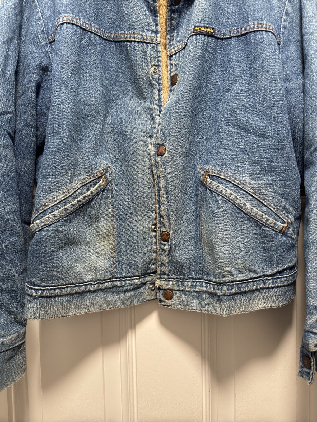 Vintage Faux Sherpa Denim Jacket Size US M / EU 48-50 / 2 - 4 Thumbnail