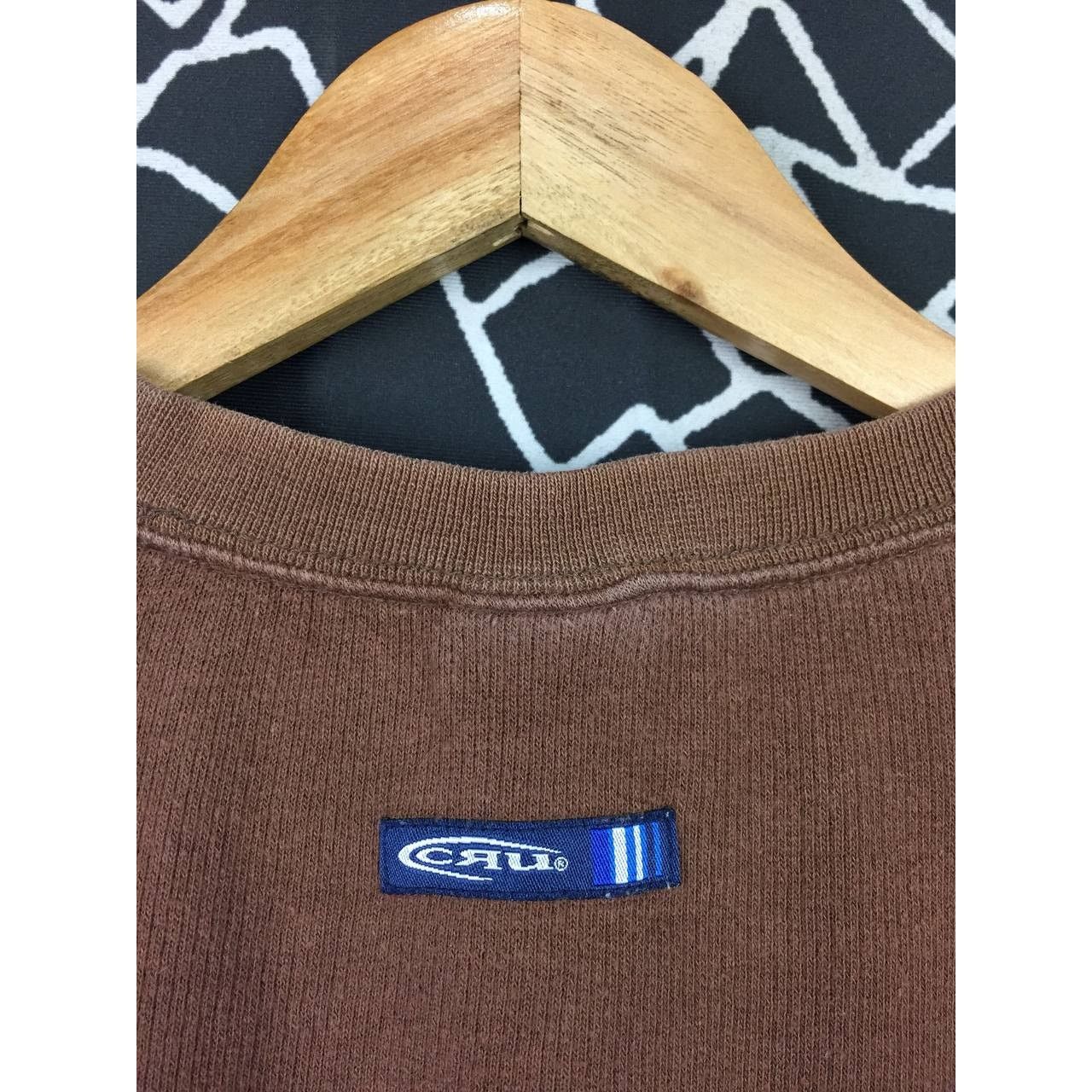 Japanese Brand × Vintage Vtg Cru Designs Small Logo Striped Long Sleeve Surf Tee Size US M / EU 48-50 / 2 - 8 Thumbnail