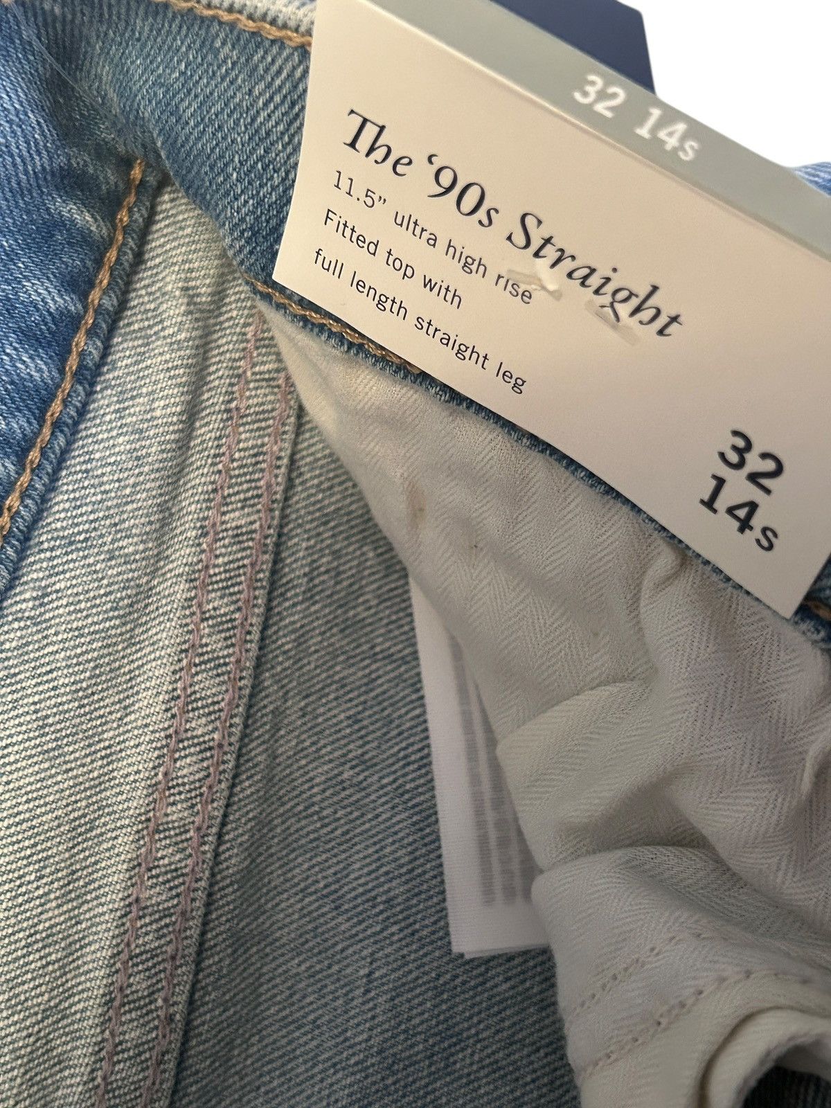Abercrombie & Fitch Abercrombie & Fitch Ultra High Rise Straight Jean 32 Short Size 36" / US 14 / IT 50 - 7 Thumbnail