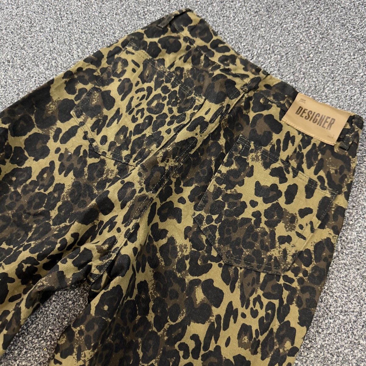 Hysteric Glamour Vintage Japanese y2k Crazy Baggy Balenciaga Leopard style Size US 28 / EU 44 - 4 Thumbnail