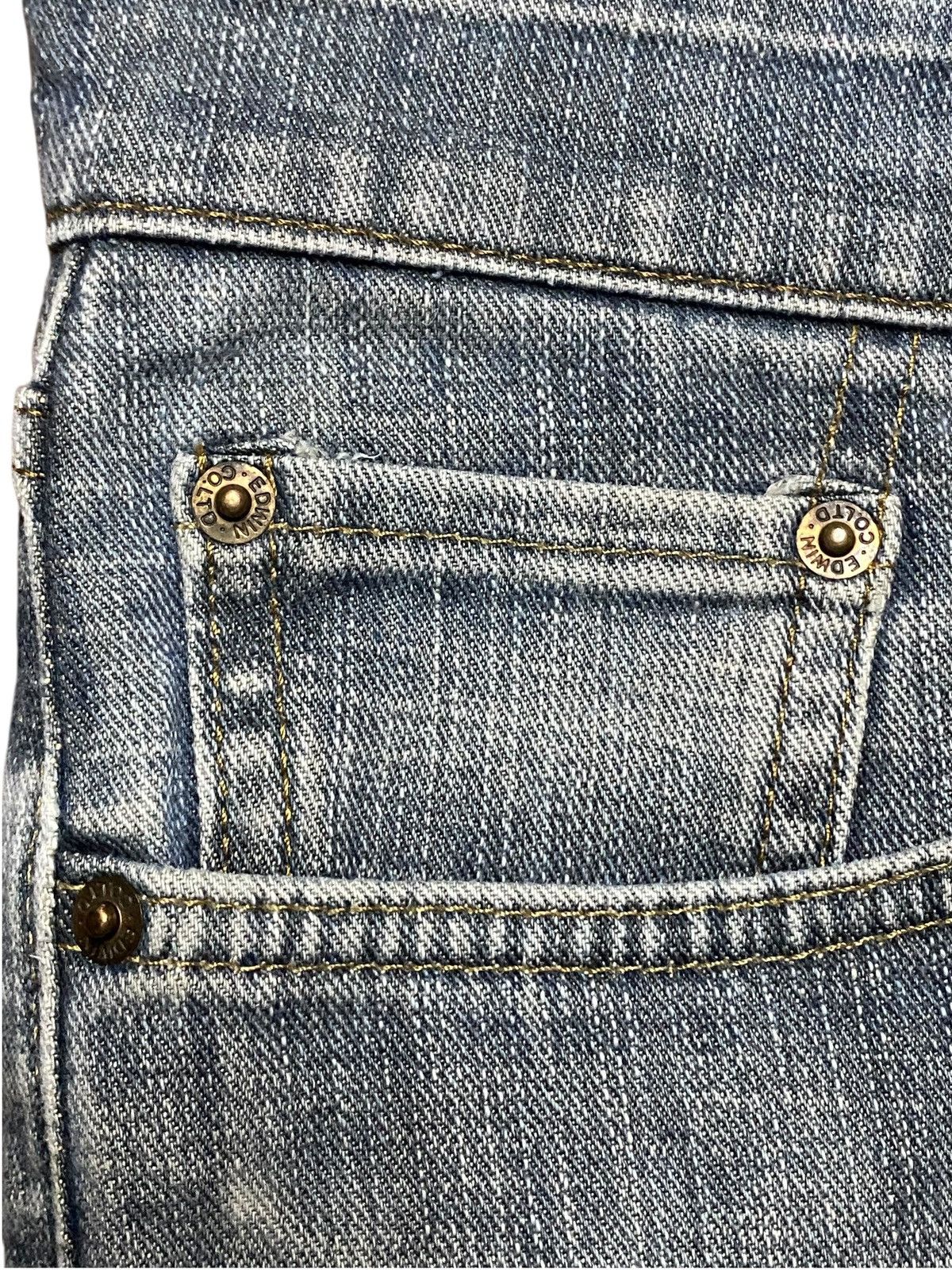 Edwin Vintage Japanese Brand Edwin F503 Faded Distressed Jeans Size US 34 / EU 50 - 9 Thumbnail