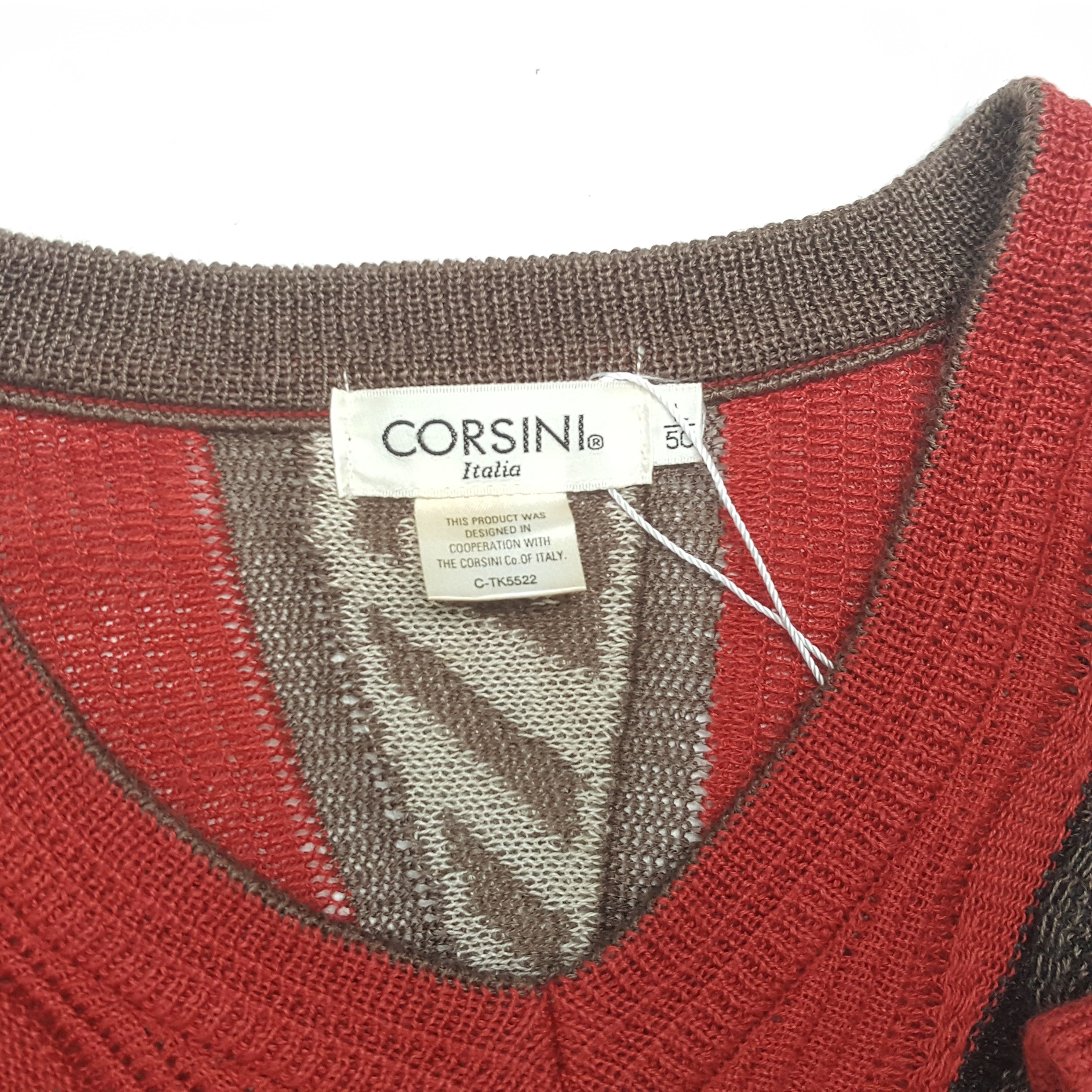 Coogi × Vintage CORSINI ITALIA Coogi Style Nice Design Sweatshirt Size US XL / EU 56 / 4 - 9 Thumbnail