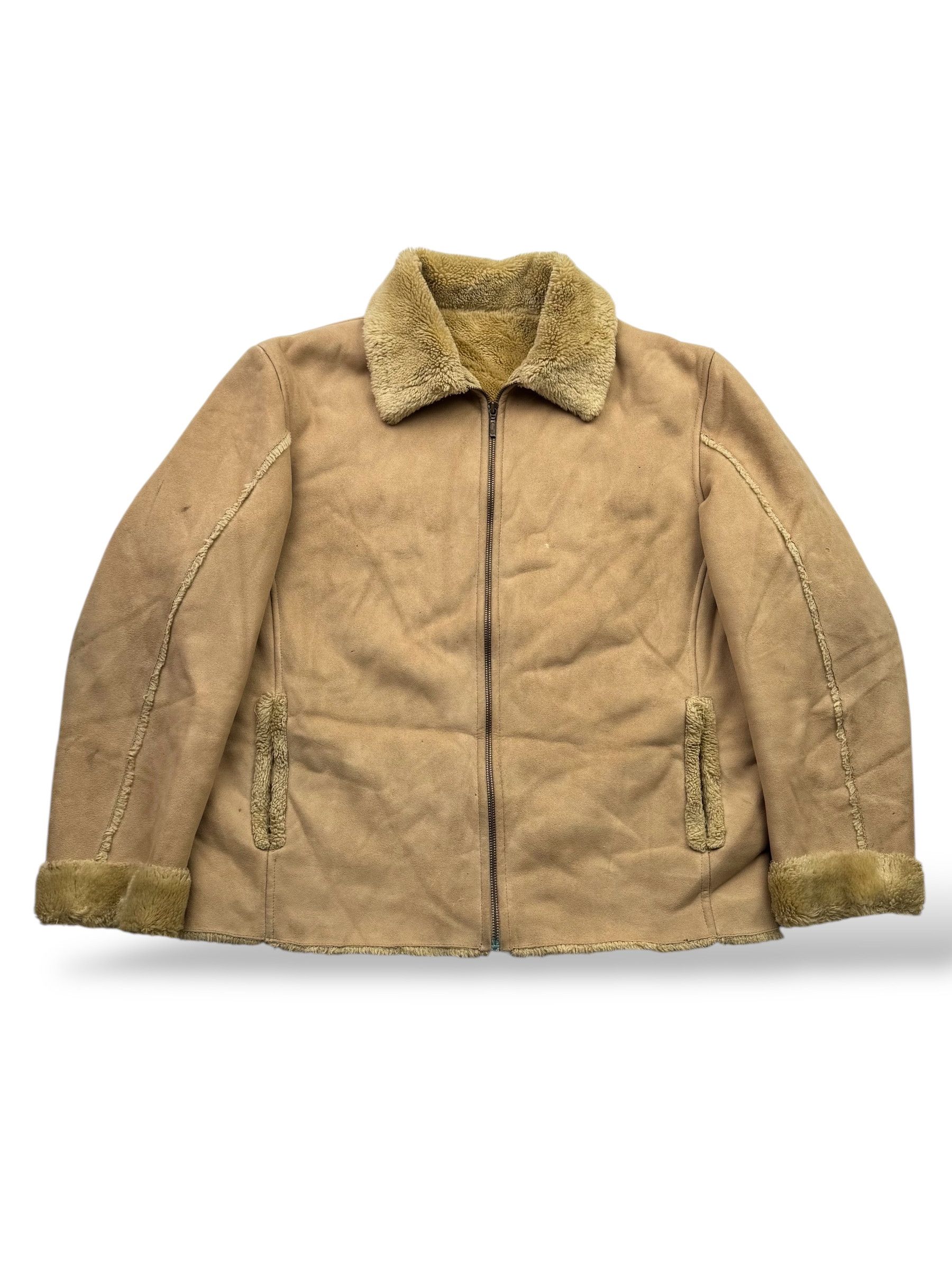 Japanese Brand Vintage Faux Sheepskin Coat W50(V9) Size US XL / EU 56 / 4 - 1 Thumbnail