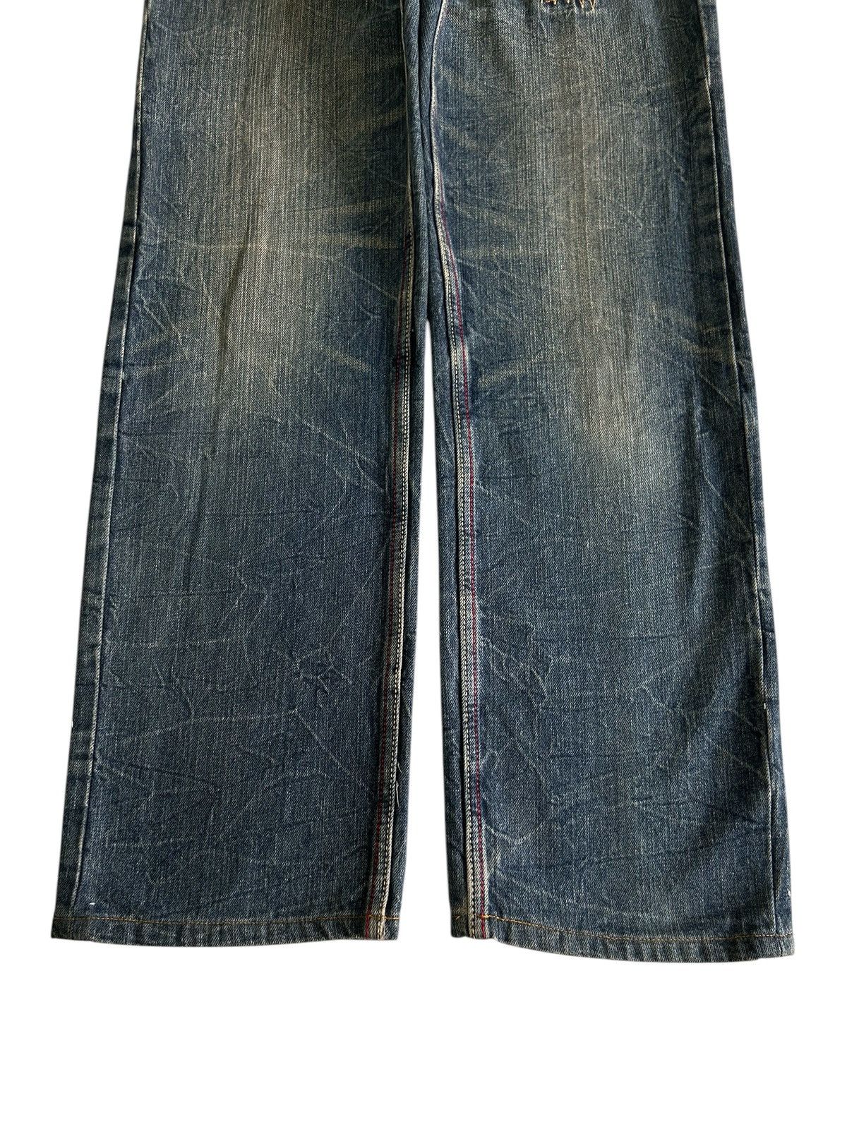 Japanese Brand × Vintage Vintage PIKO SURF "Aloha" Distressed Regular Fit Jeans Size US 31 - 6 Thumbnail