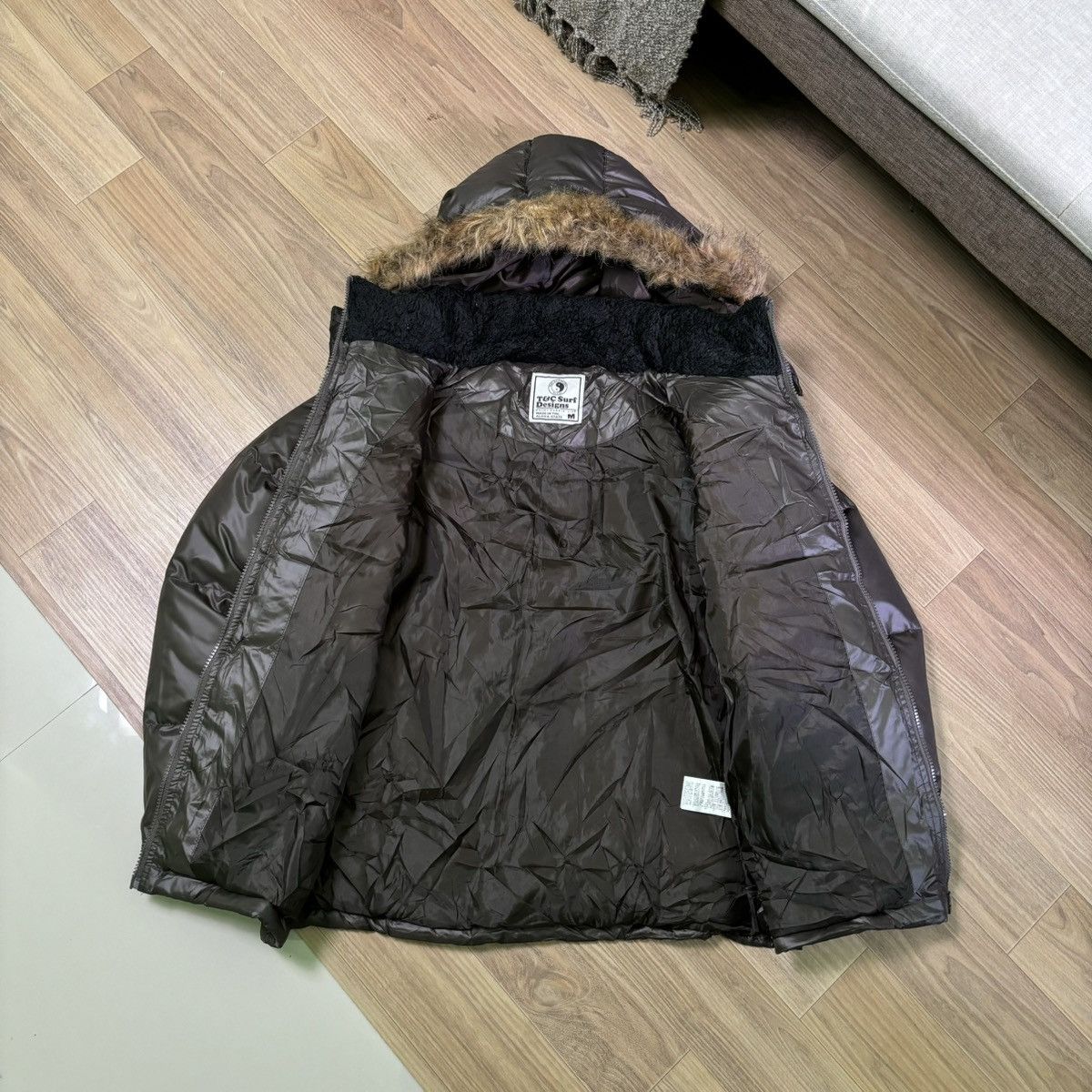 Vintage T&C Surf Fur jacket down puffer If6was9 LGB Style