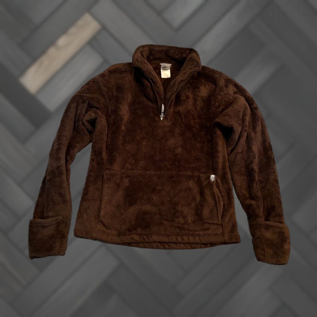 The North Face The North Face Osito Quarter Zip Pullover Brown Womens Small Fleece Outdoor Size S / US 4 / IT 40 - 1 Thumbnail
