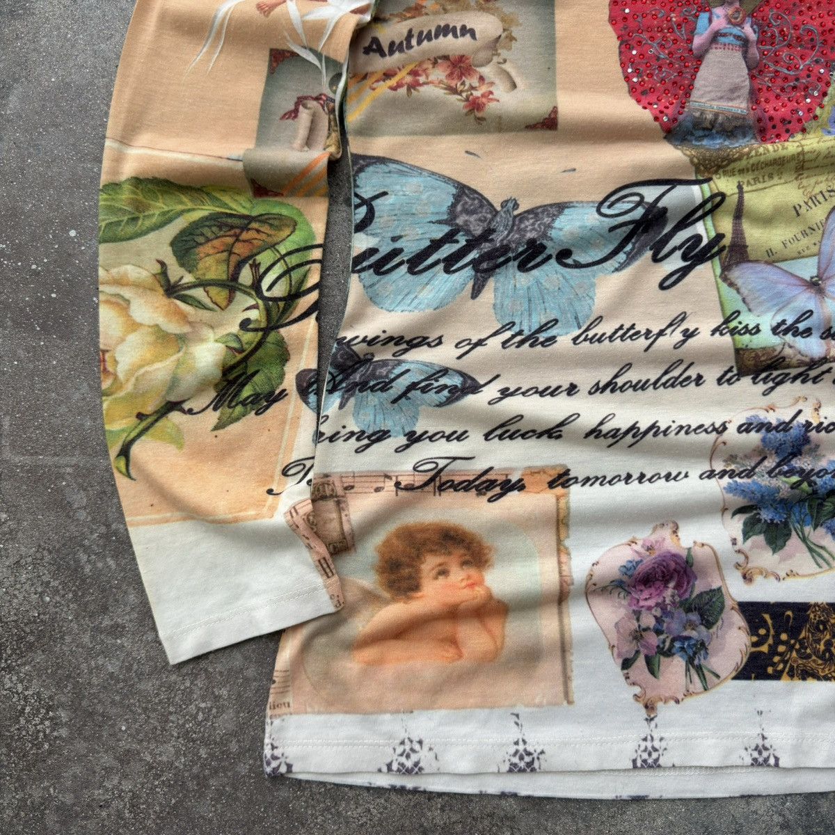 20471120 × Japanese Brand × Vintage JPG Jean Paul Gaultier Style Vintage Long Sleeve Top Size M / US 6-8 / IT 42-44 - 5 Thumbnail