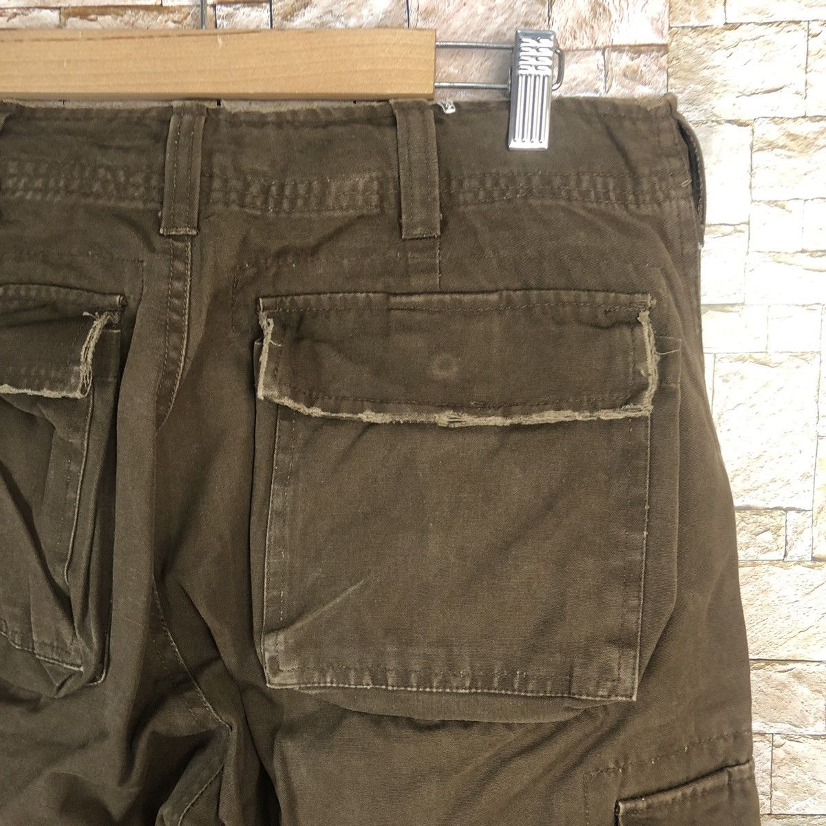 Japanese Brand Example Big pocket Dark Brown Cargo Multipocket Pants #A80 Size US 29 - 16 Thumbnail