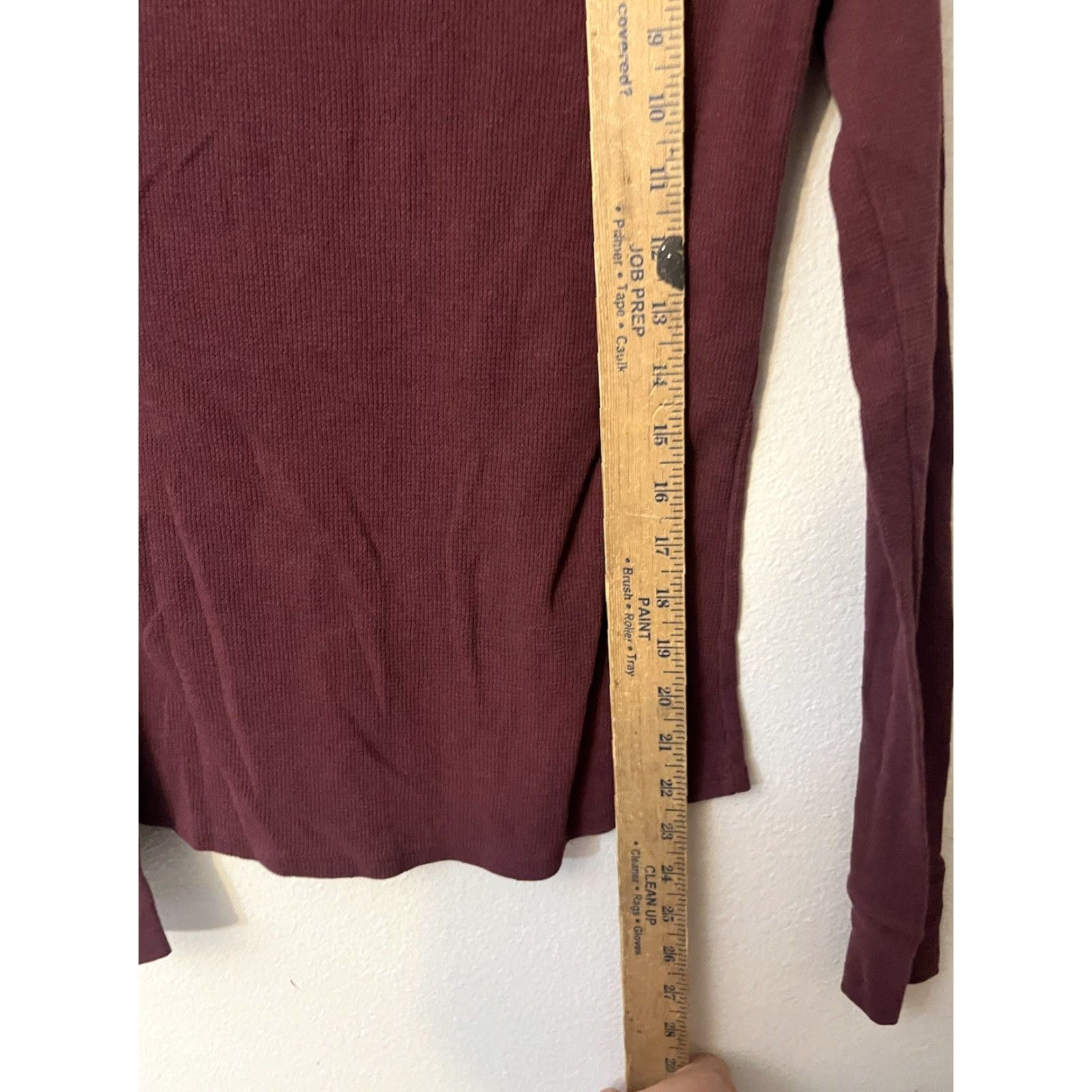 Victoria's Secret Victoria's Secret Pink T-Shirt Womens S Pullover Long Sleeve Maroon Round Neck Size S / US 4 / IT 40 - 4 Thumbnail