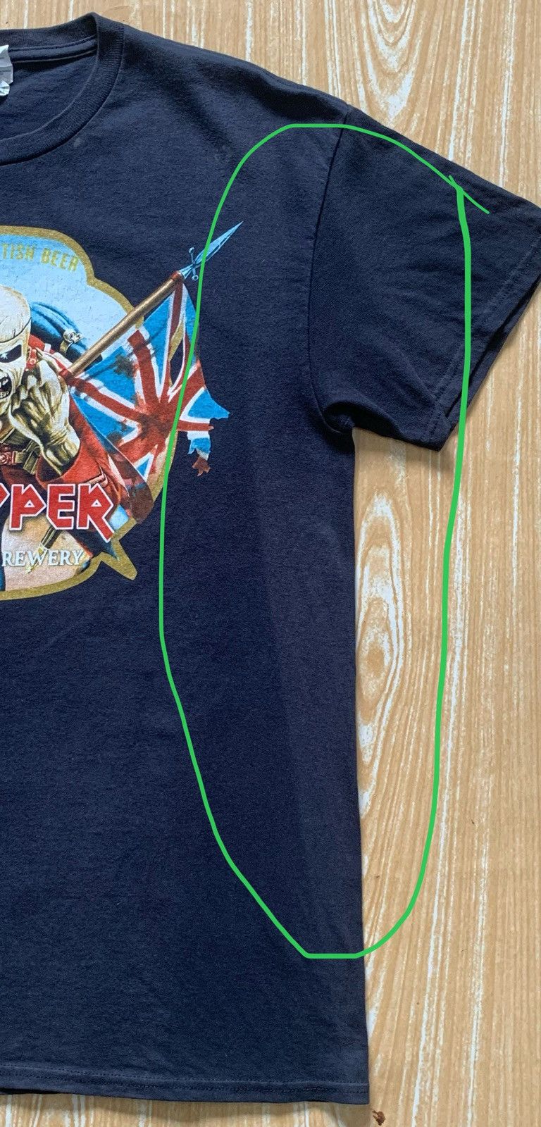 Band Tees × Iron Maiden × Vintage TROOPER.. OFFICIAL IRON MAIDEN BEER ROBINSONS Brewery shirt Size US L / EU 52-54 / 3 - 12 Thumbnail
