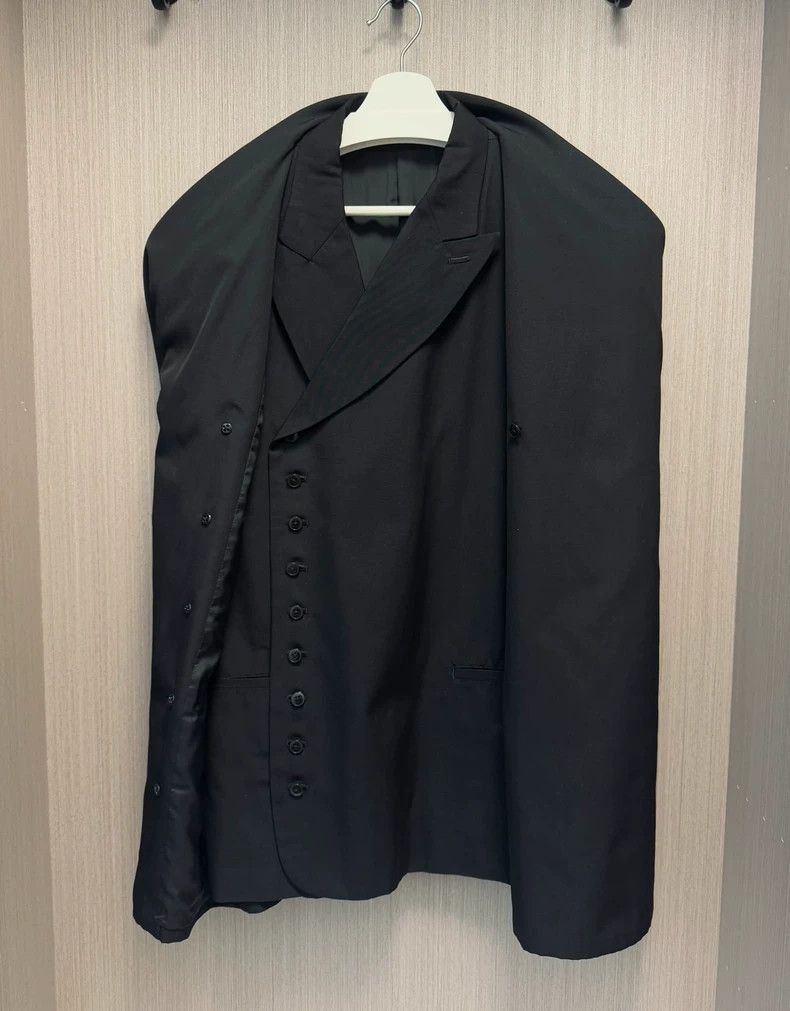 Yohji Yamamoto Yohji Yamamoto Yohji Yamamoto Double Scarf Collar Suit Size US M / EU 48-50 / 2 - 4 Thumbnail